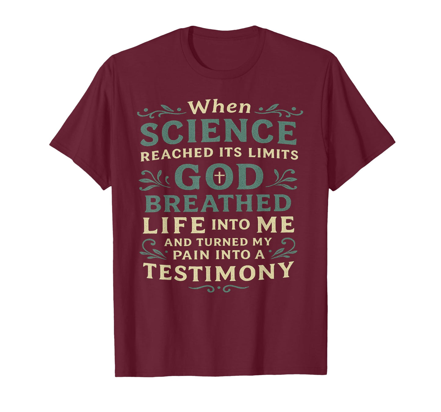 Christian Religious God Faith Based Strength Testimony Gifts T-Shirt