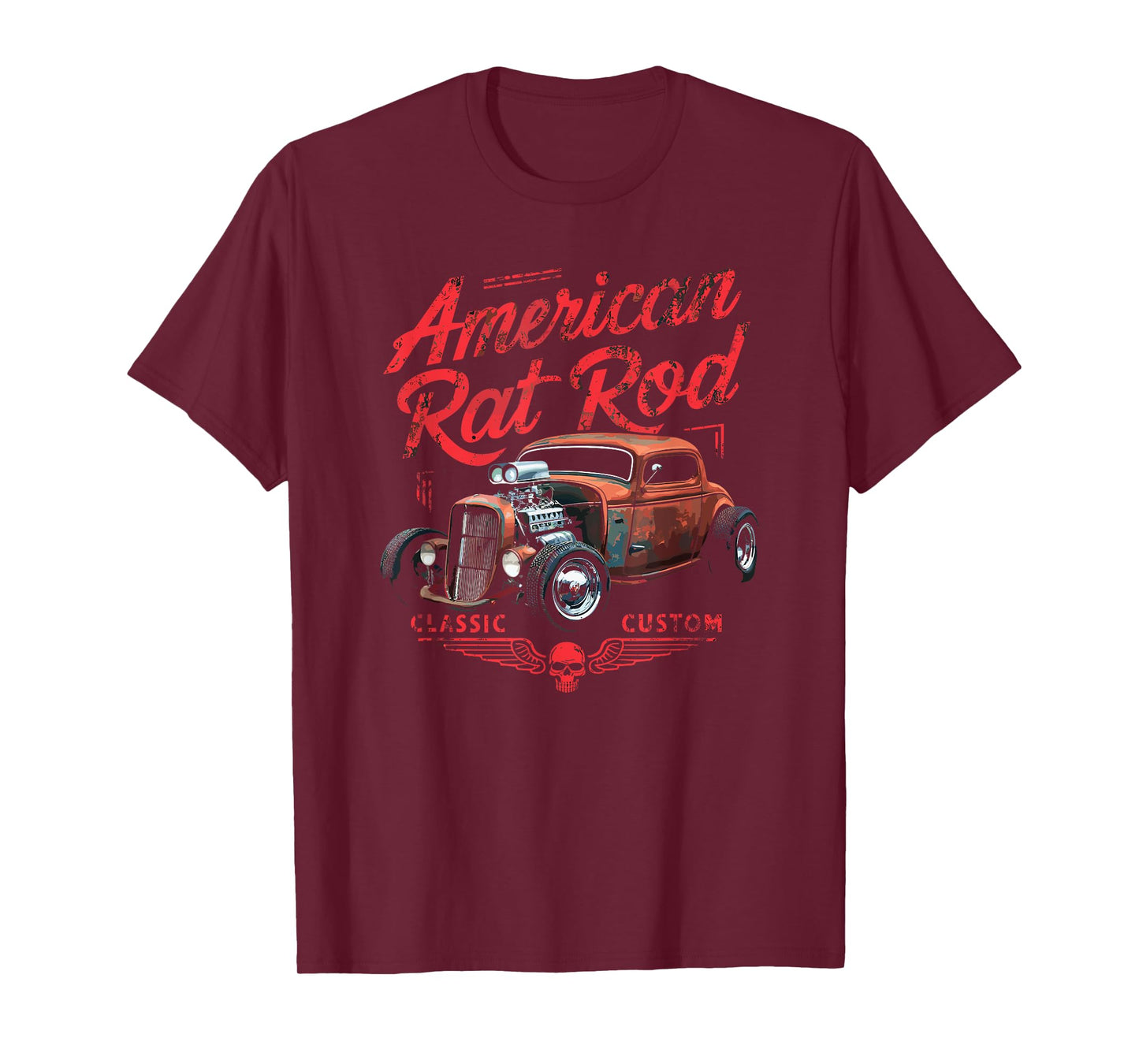 American Rat Rod Classic Custom, Vintage Rat Rod Car T-Shirt