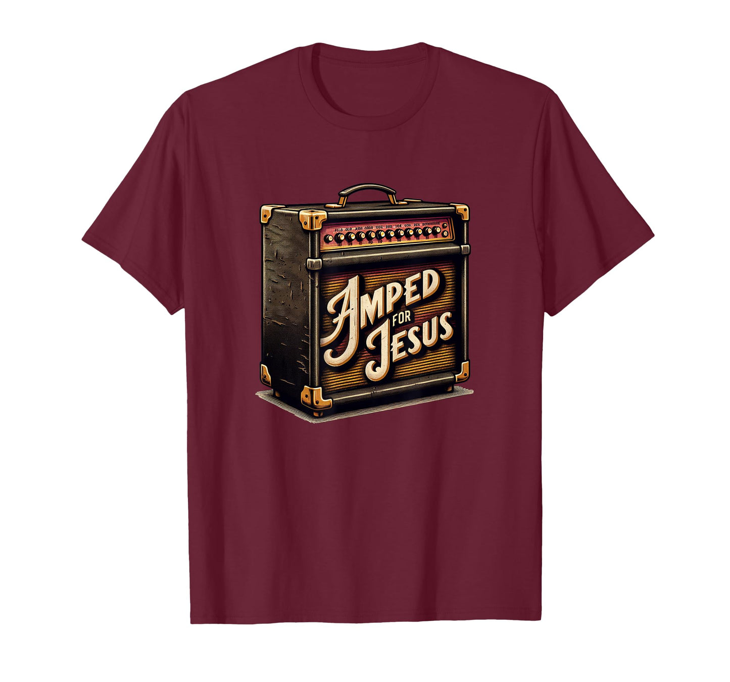 Amped for Jesus - Christian Worship, Music, Praise and Faith T-Shirt