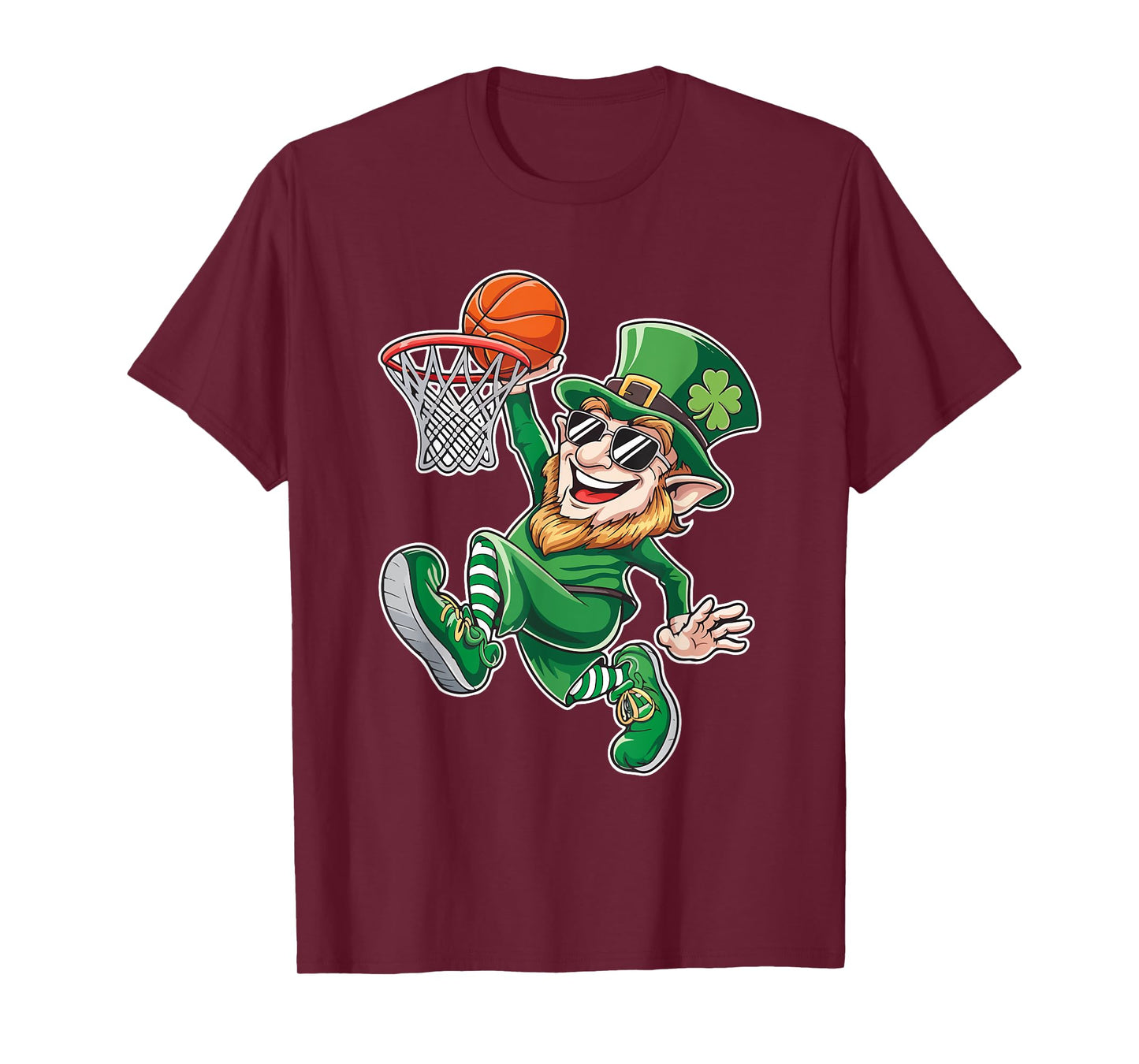 Basketball Leprechaun St. Patrick's Day Funny Player T-Shirt