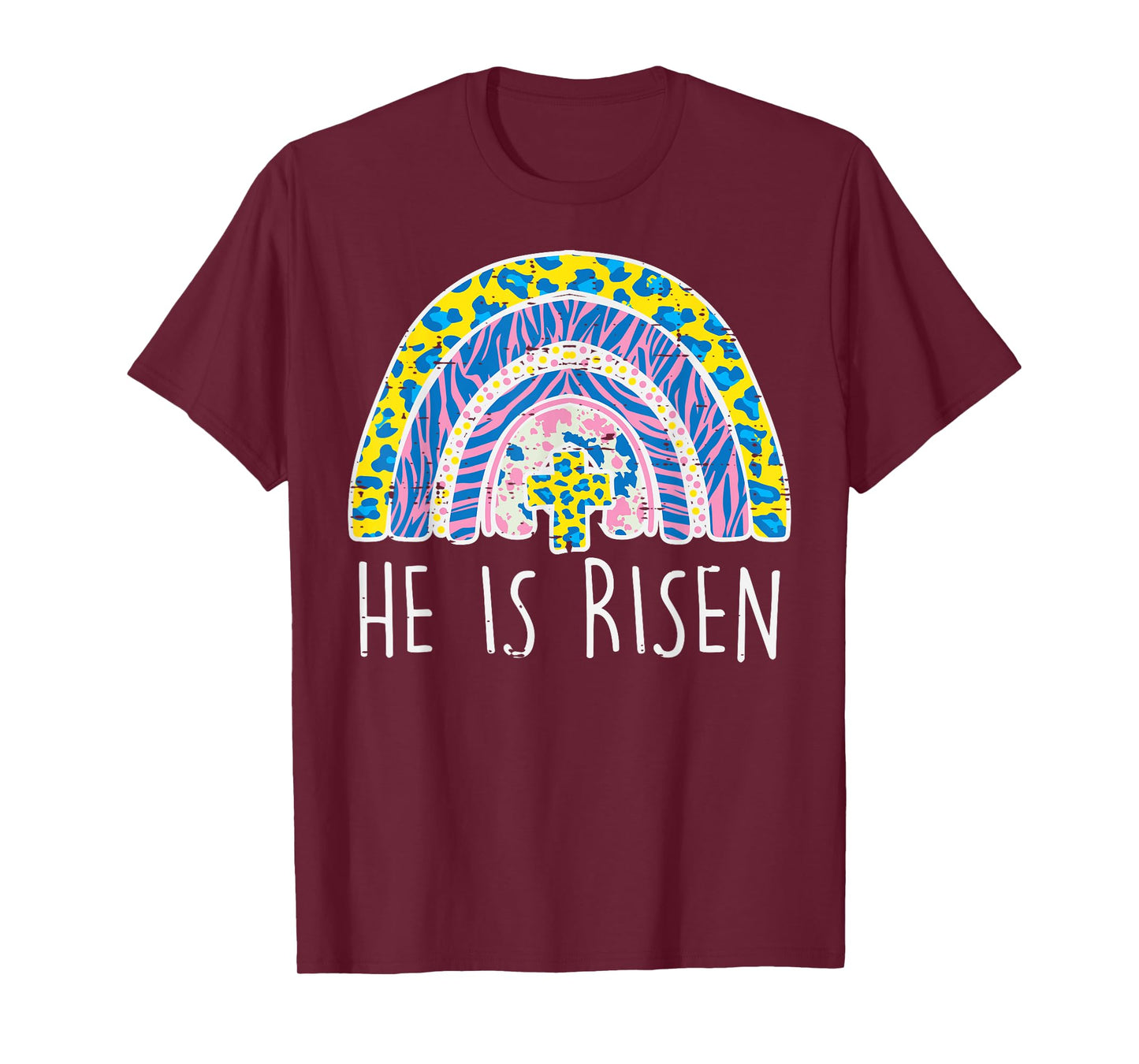 Easter He Is Risen Jesus Religious Christian Women Girls Kid T-Shirt