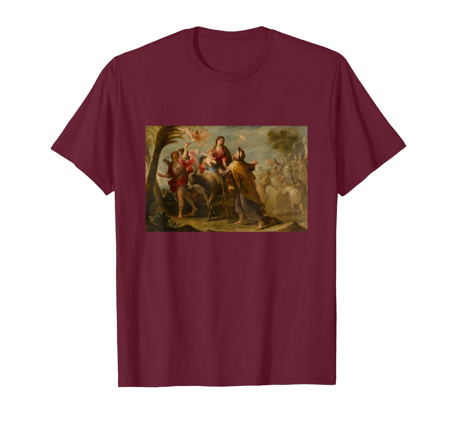 The Flight into Egypt. Mary, Joseph and The Christ Child T-Shirt