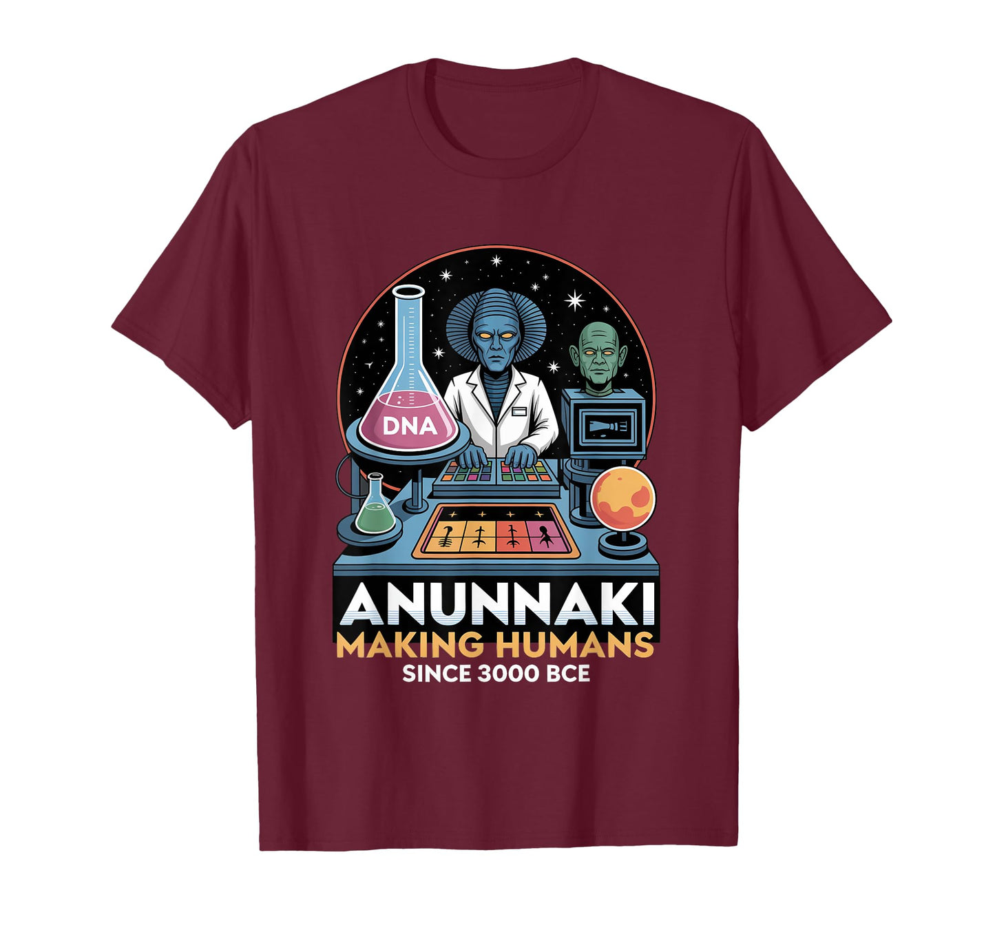 Anunnaki Created Humans Enki Ancient Alien Astronauts T-Shirt