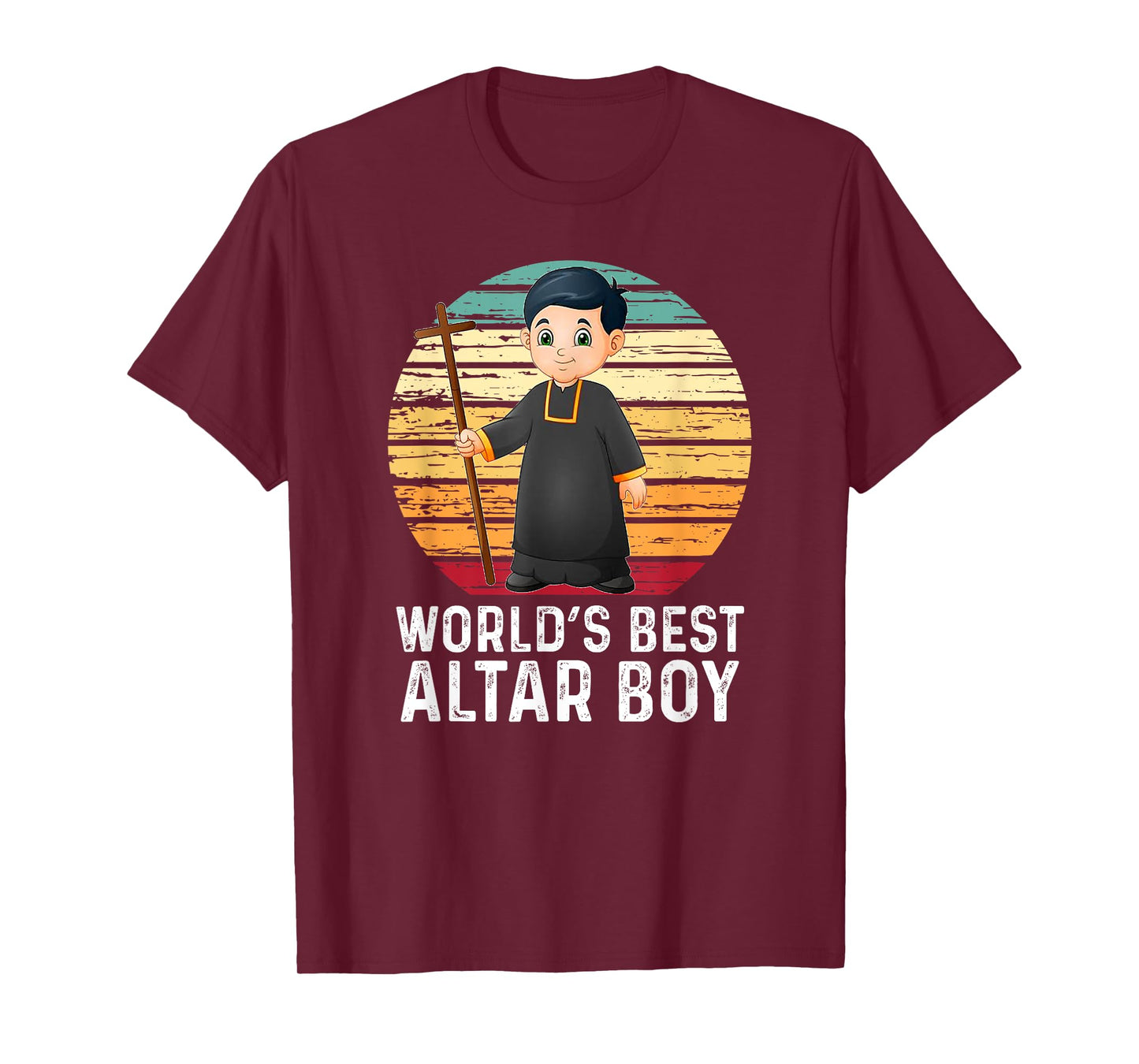 Vintage World's Best Altar Boy Catholic T-Shirt
