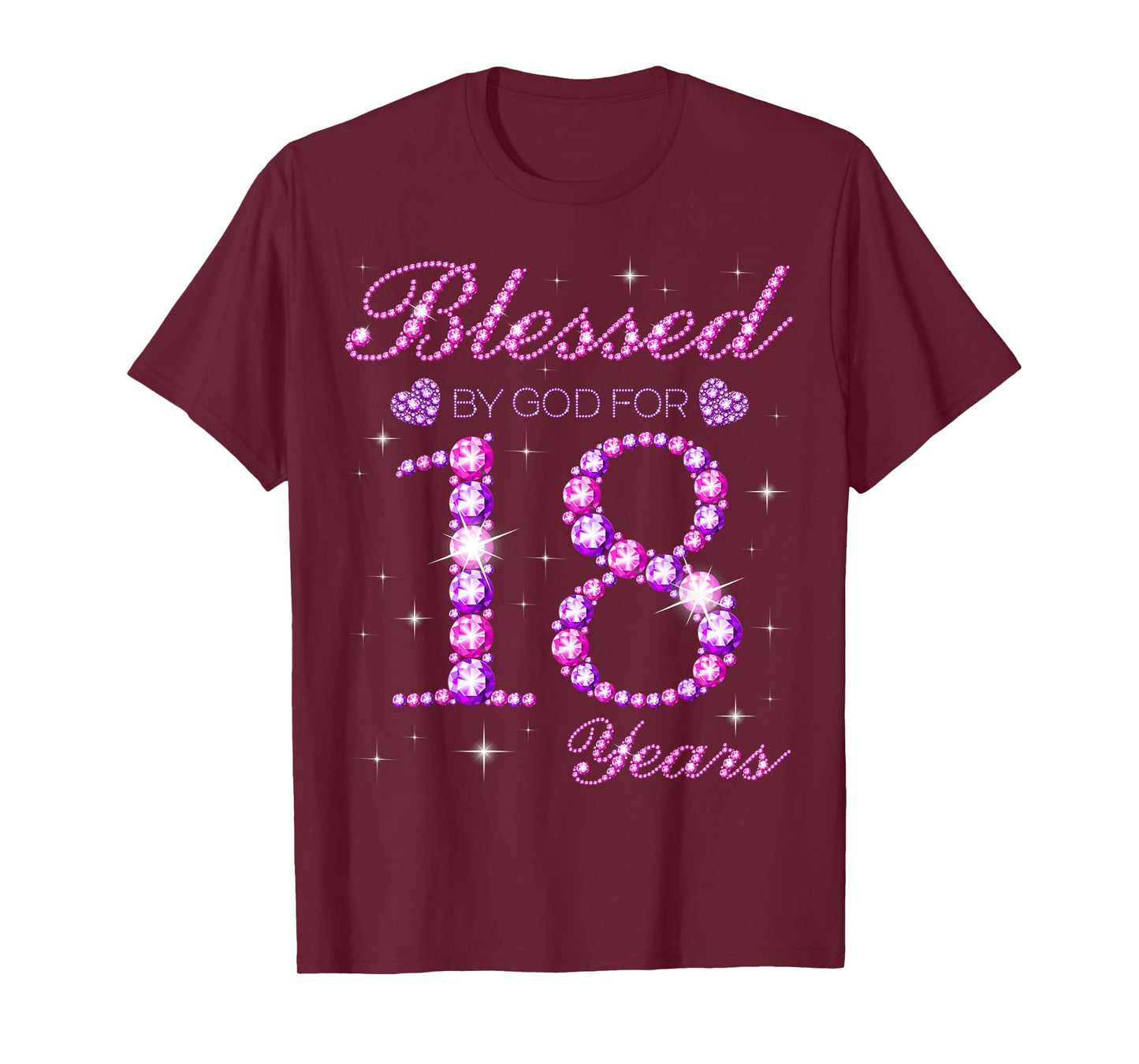 Blessed by God for 18 Years Old 18th Birthday Party T-Shirt