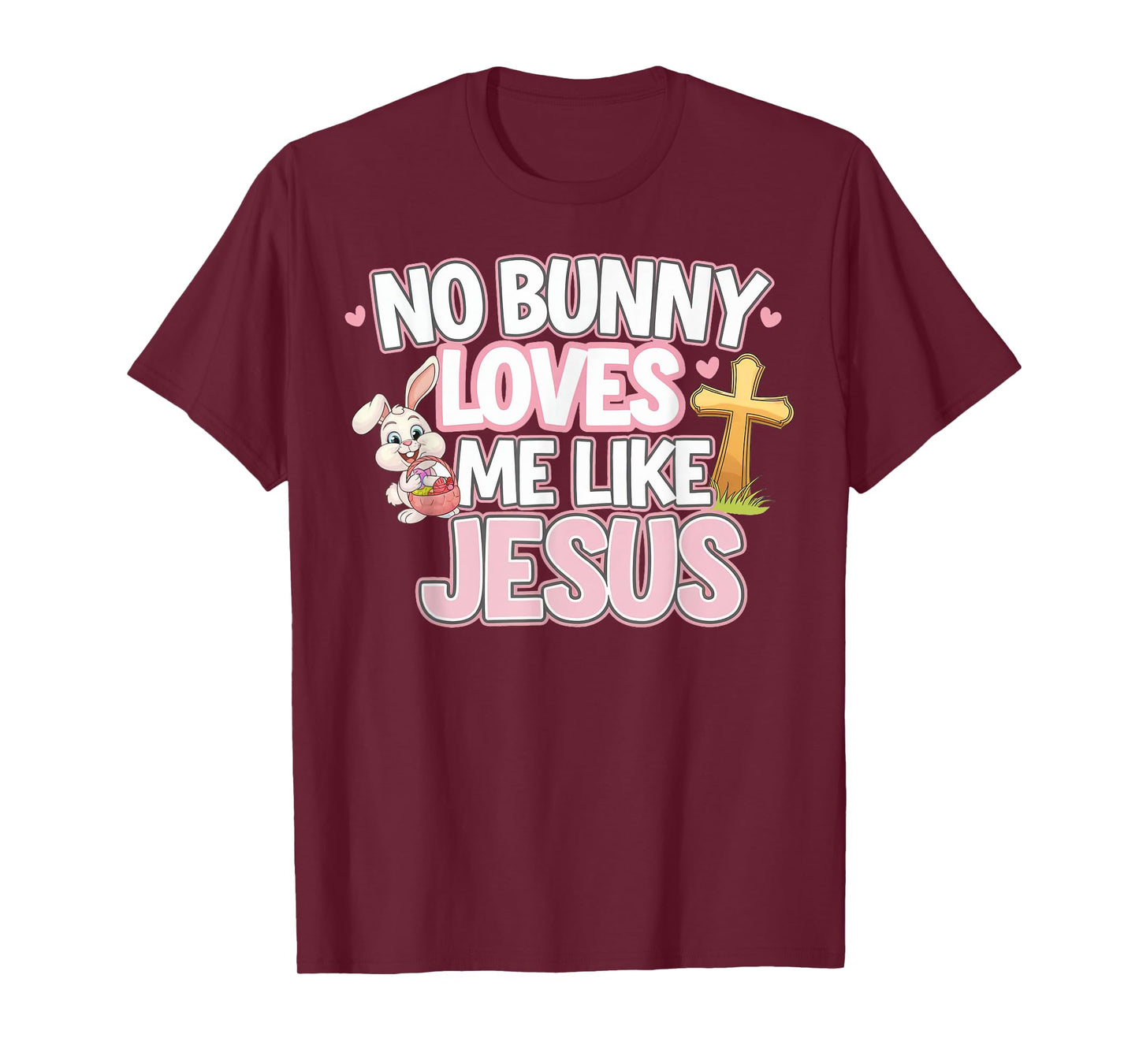 No Bunny Loves Like Jesus Cute Easter Christian T-Shirt