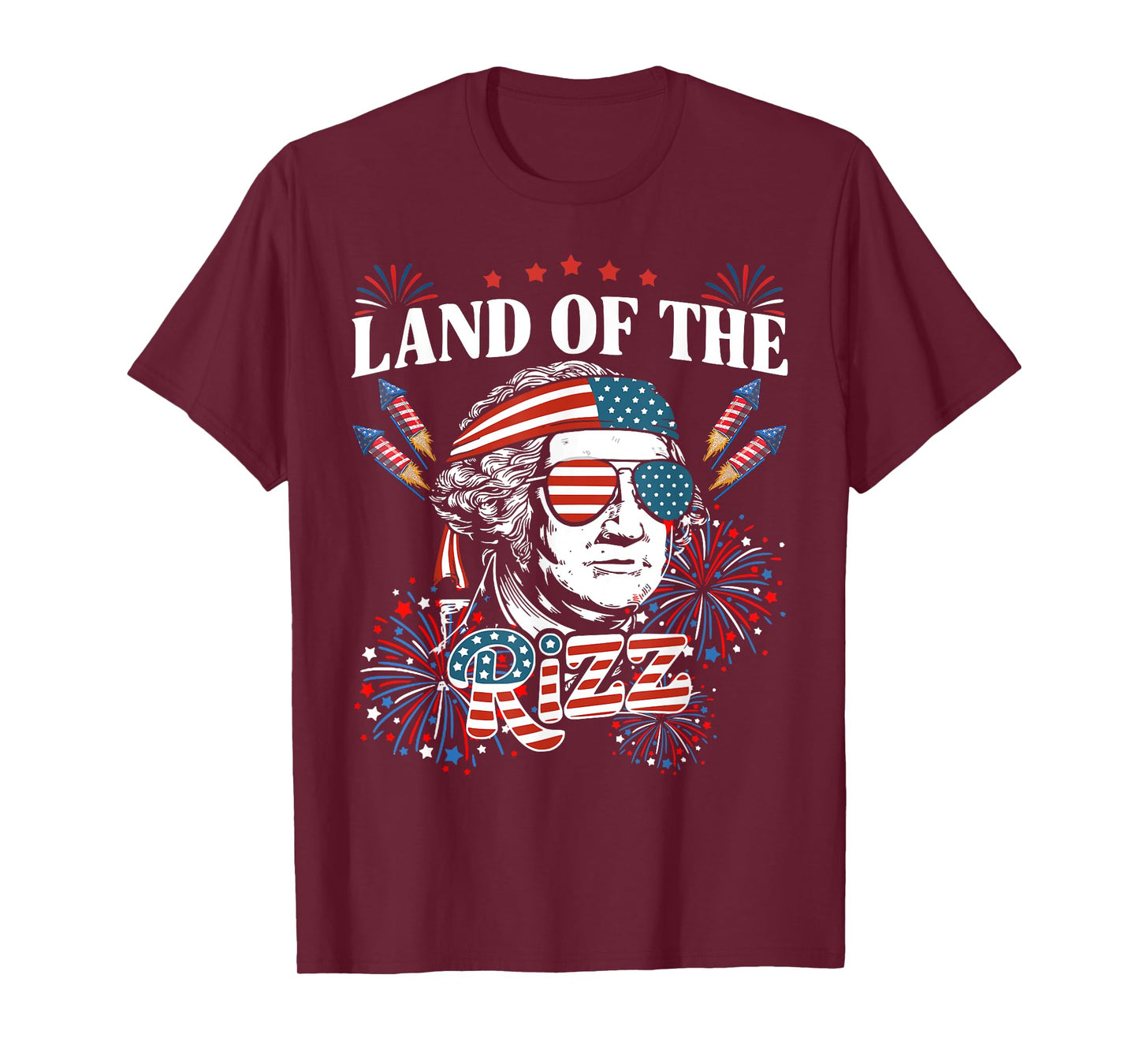 Vintage Land of the Rizz 4th Of July T-Shirt