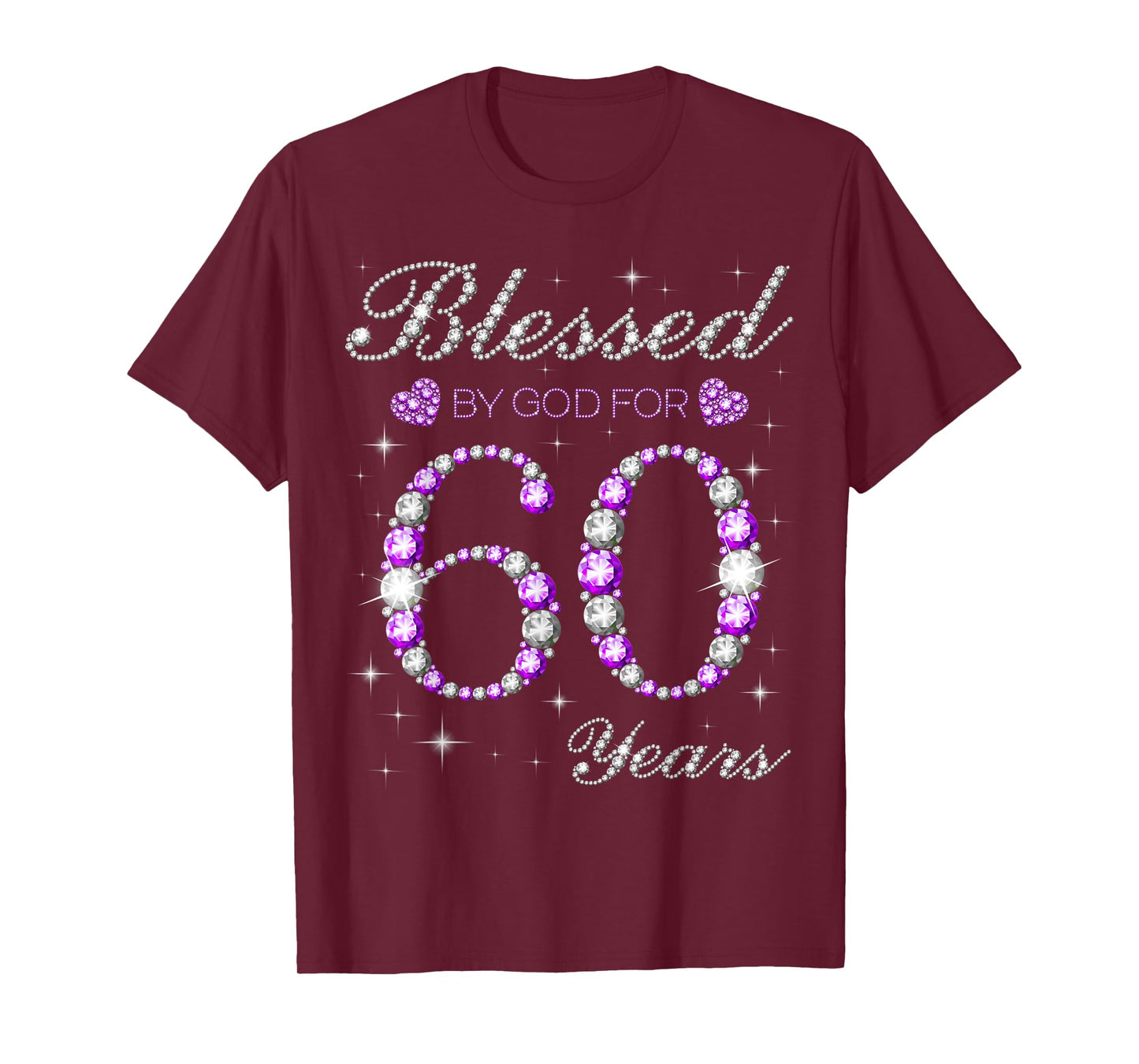 Blessed By God For 60 Years Old 60th Birthday Party B-day T-Shirt
