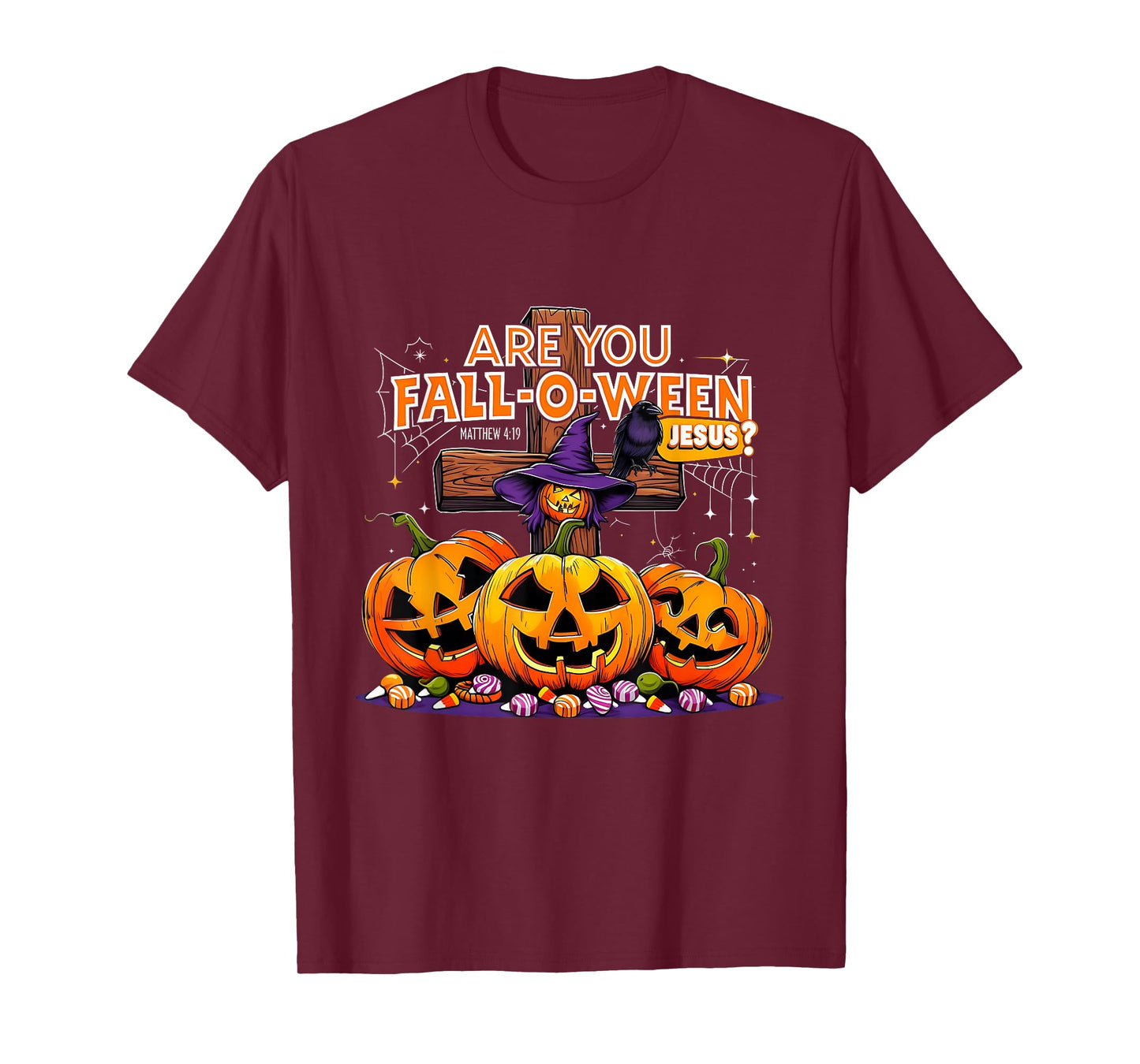 are You Fall-O-Ween Jesus Funny Pumpkin T-Shirt