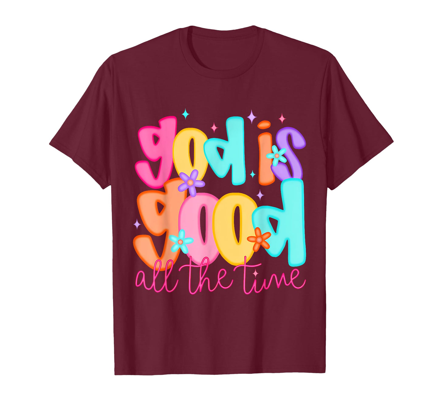 Cute Christian God Is Good All The Time Jesus T-Shirt