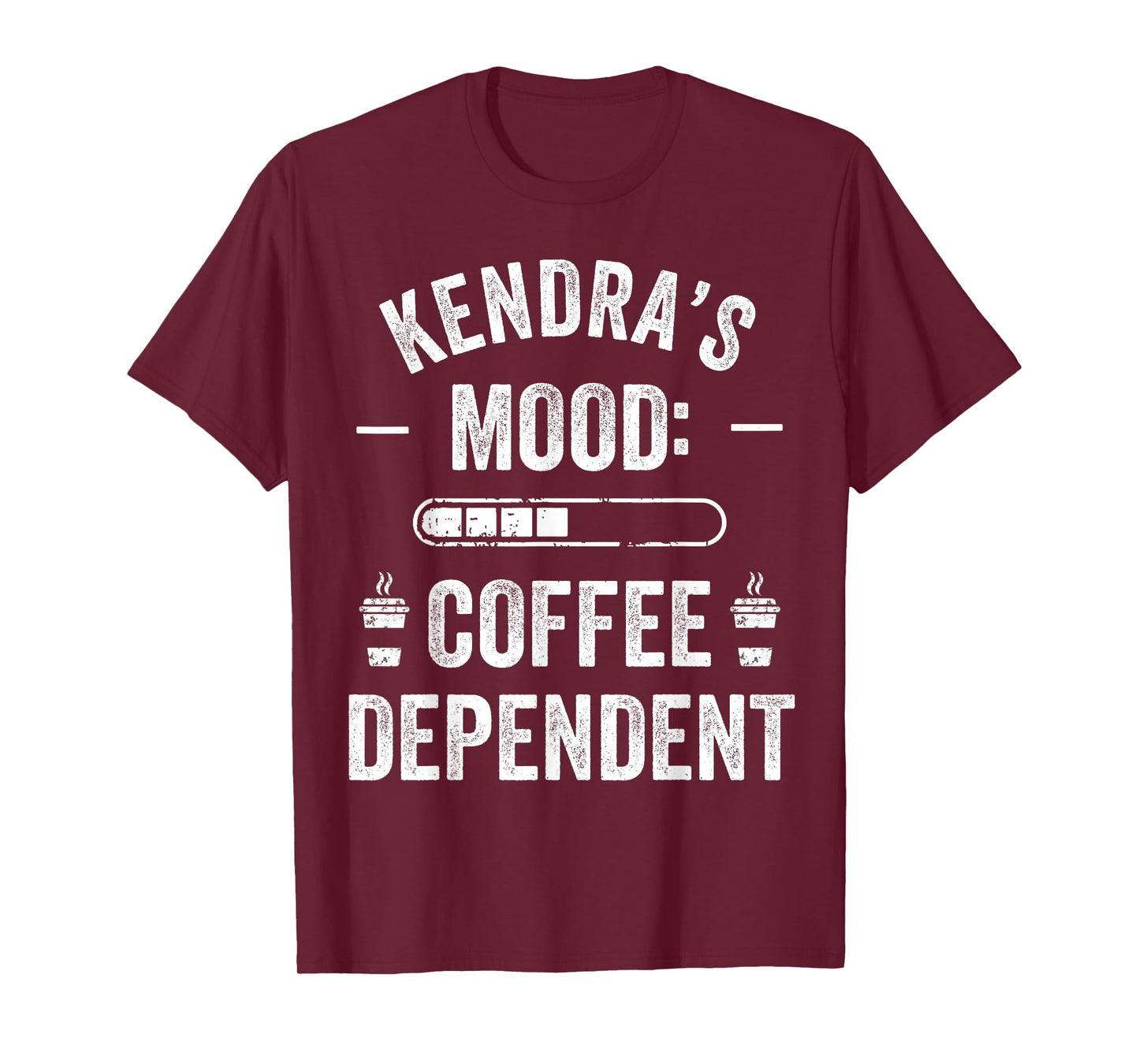 KENDRA Personalized Cute Coffee Girls KENDRA Name T-Shirt