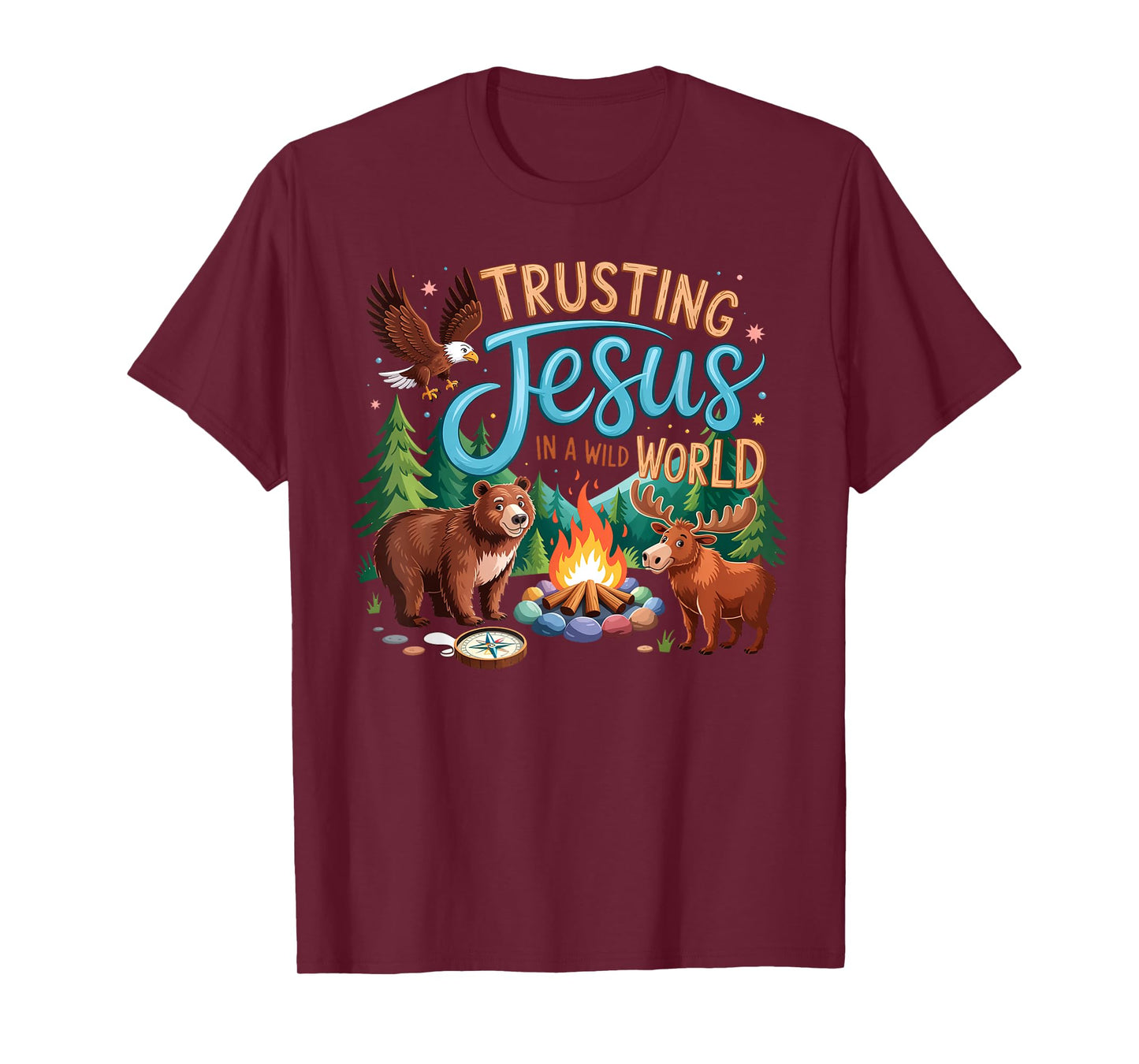 True North VBS Trusting Jesus In A Wild World Summer Camp T-Shirt