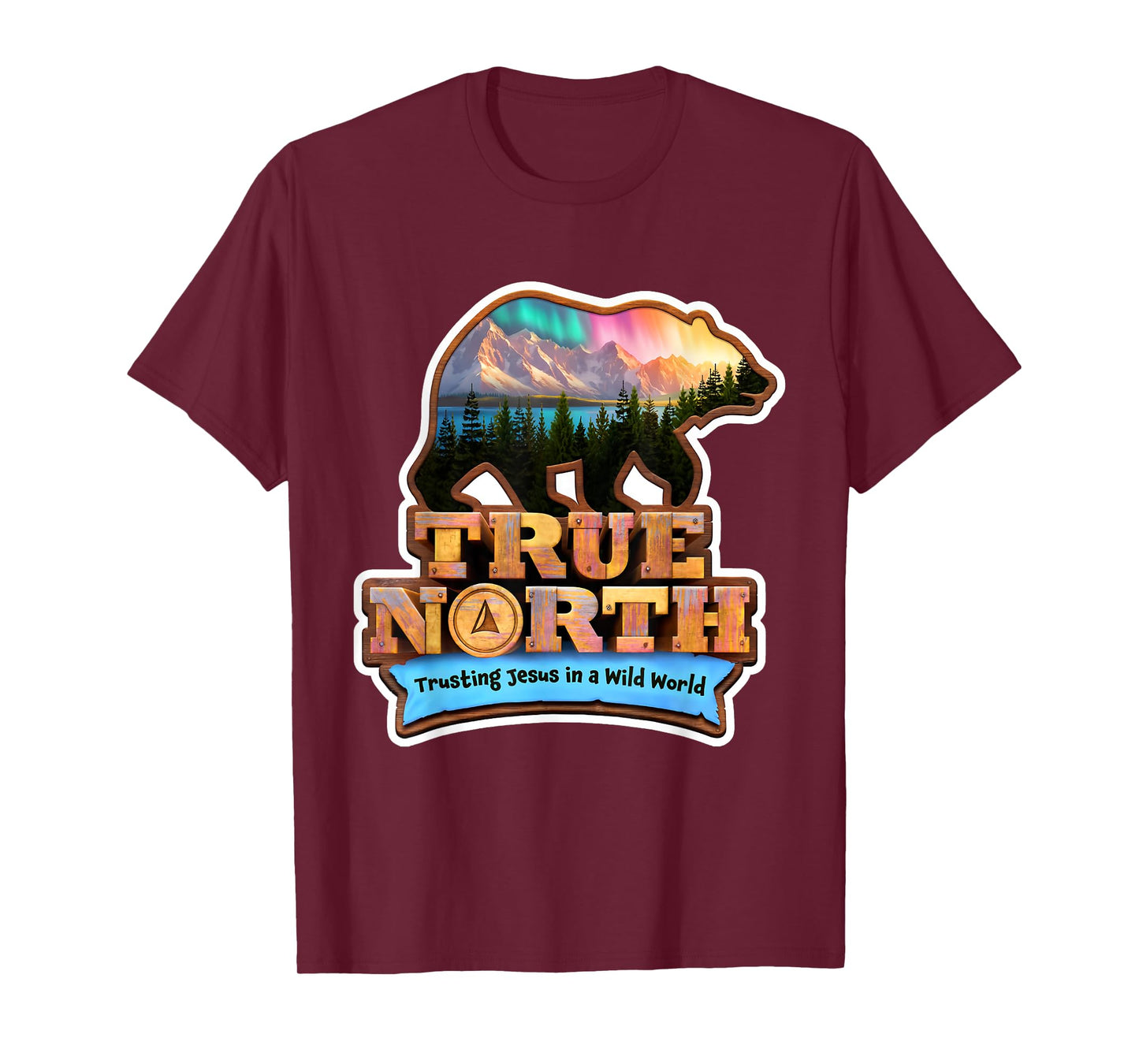 True North VBS 2025 Christian Trusting Jesus Wilderness T-Shirt