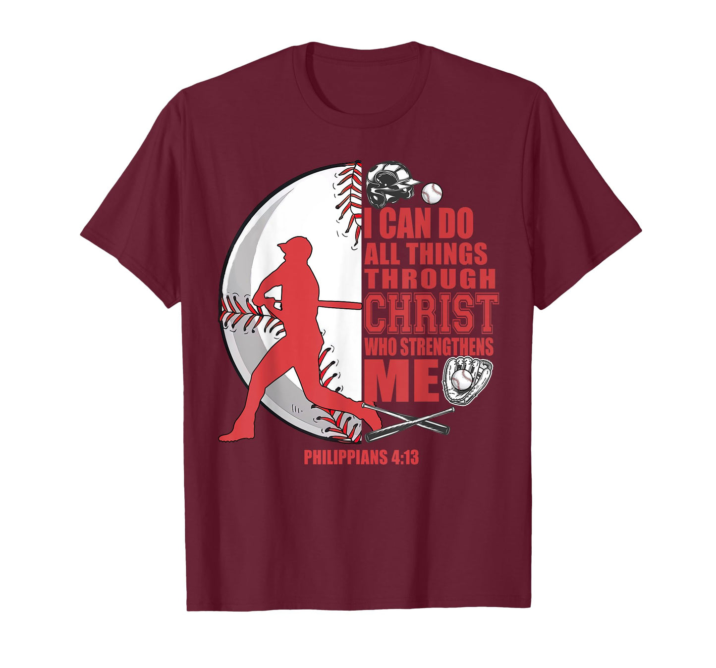 Baseball-Shirt Kids Christ Boys Girls Bible Verse Cute T-Shirt