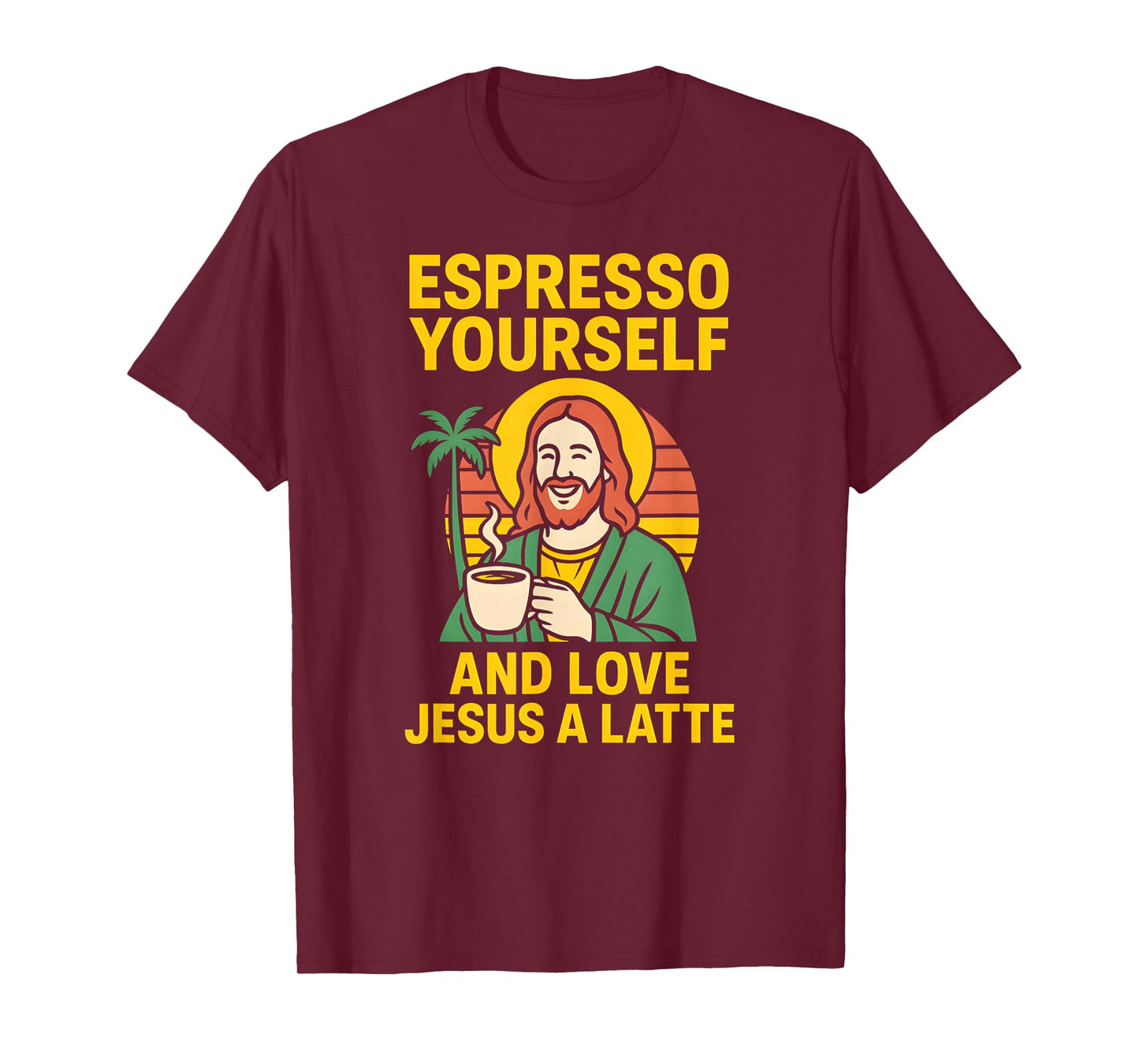 Jesus Pun Espresso Yourself Fun Womans Christian Faith T-Shirt