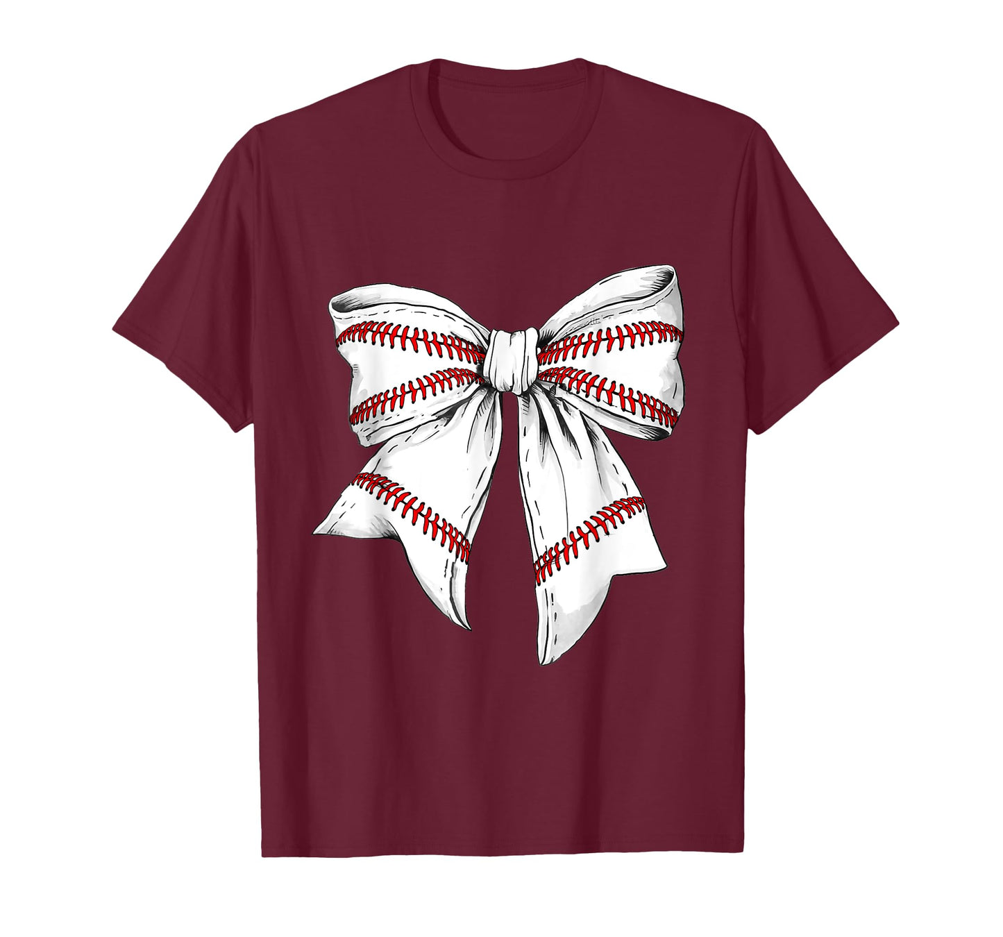 Baseball Mom Coquette Bow For Gameday T-Shirt