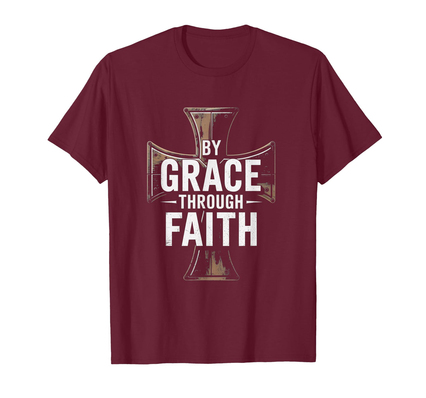 Ephesians 2:8-9 Graceful Faith Christian Tee T-Shirt