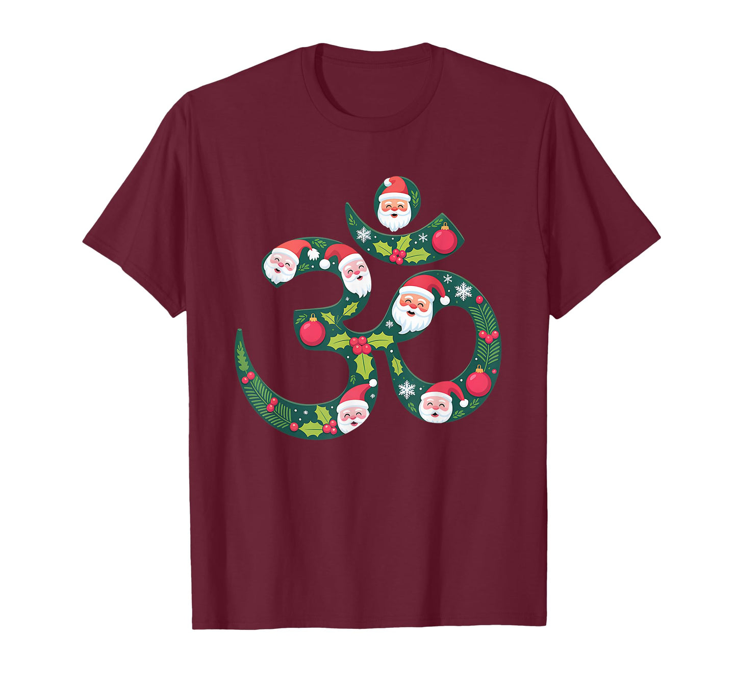 Om Namah Shivaya Buddhism Indian God Faith Ohm Funny Santa T-Shirt