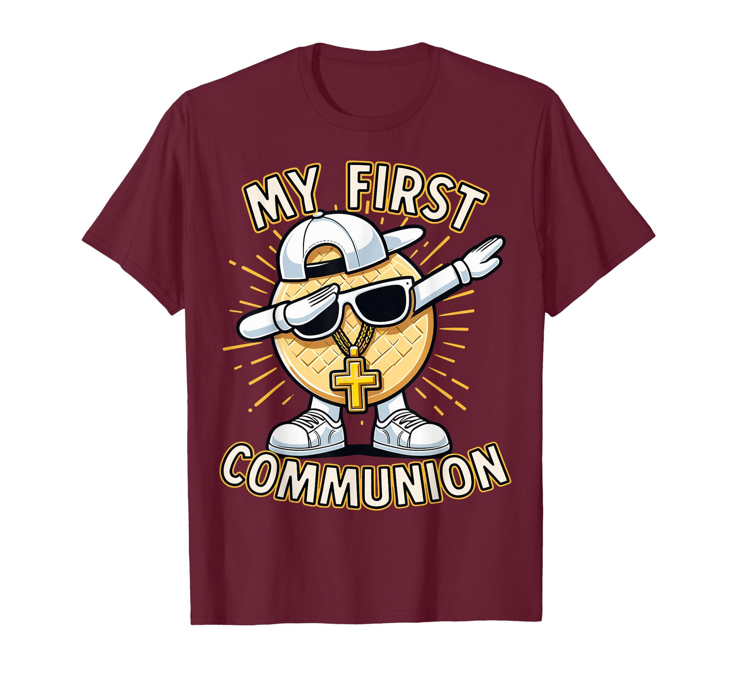 Communion Dabbing Wafer Funny 1st Communion T-Shirt