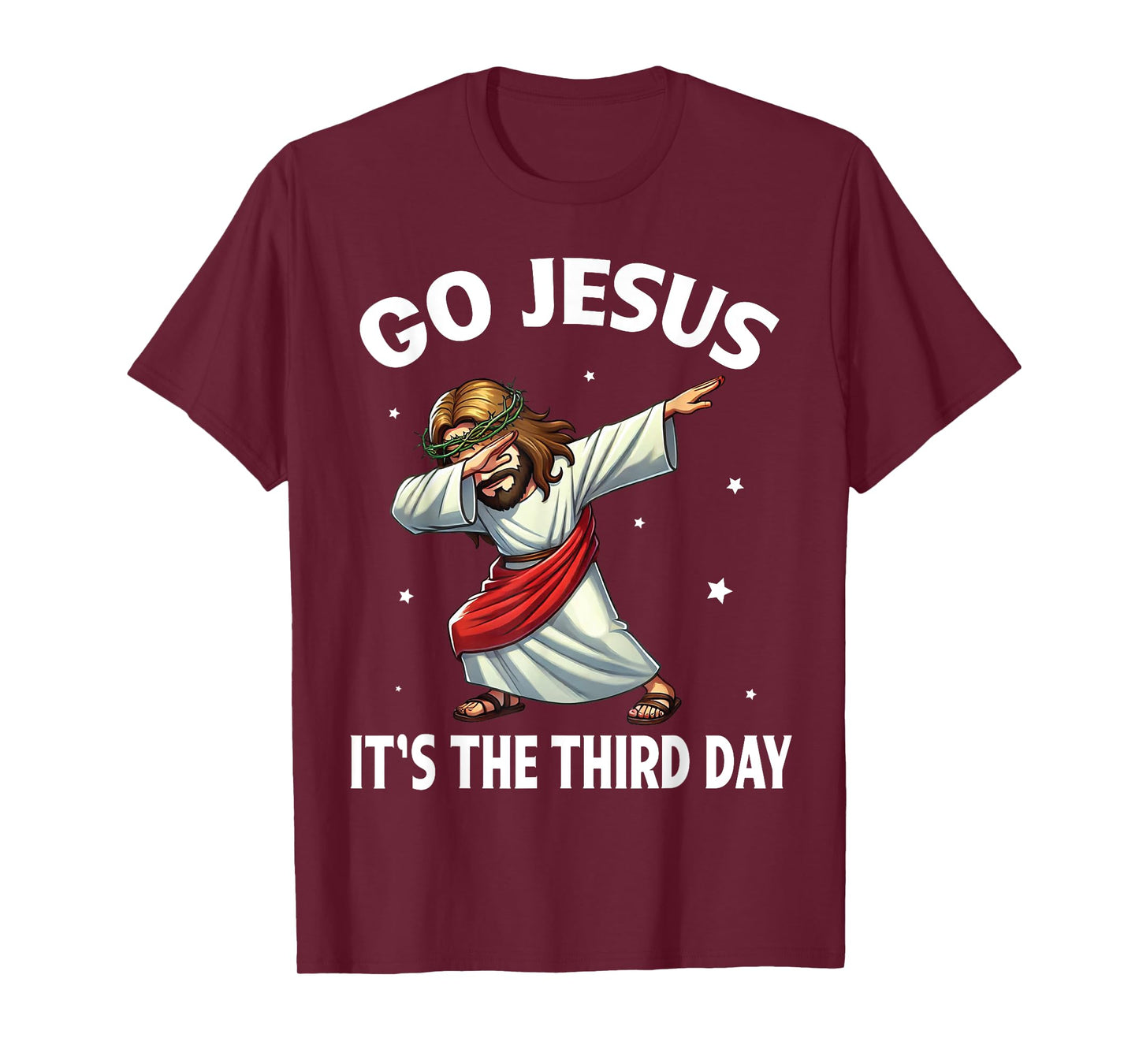 Dabbing With Stars Go Jesus It's the Third Day Christians T-Shirt