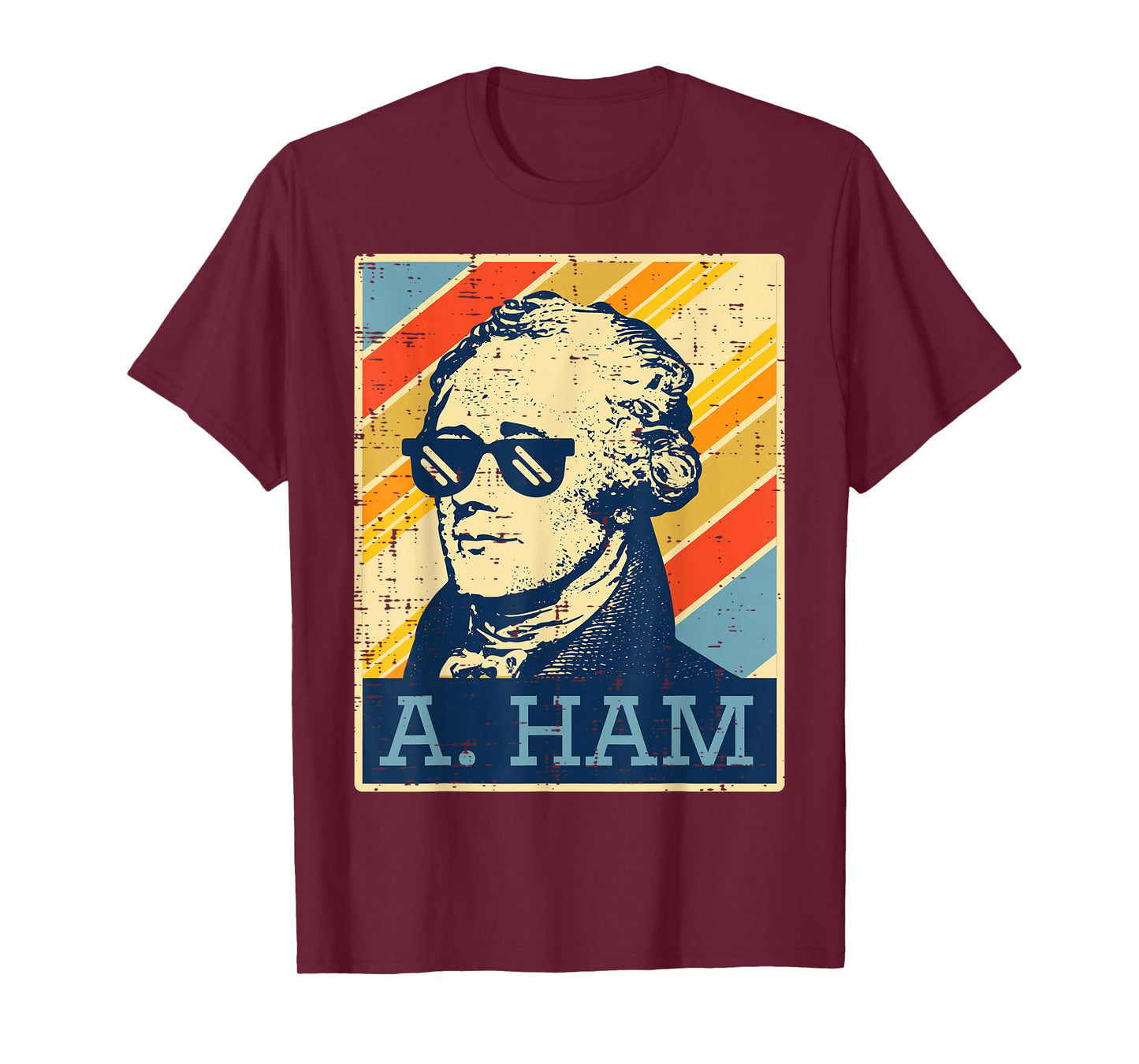 A Ham Alexander Hamilton Retro Funny Saying Men Women Kids T-Shirt