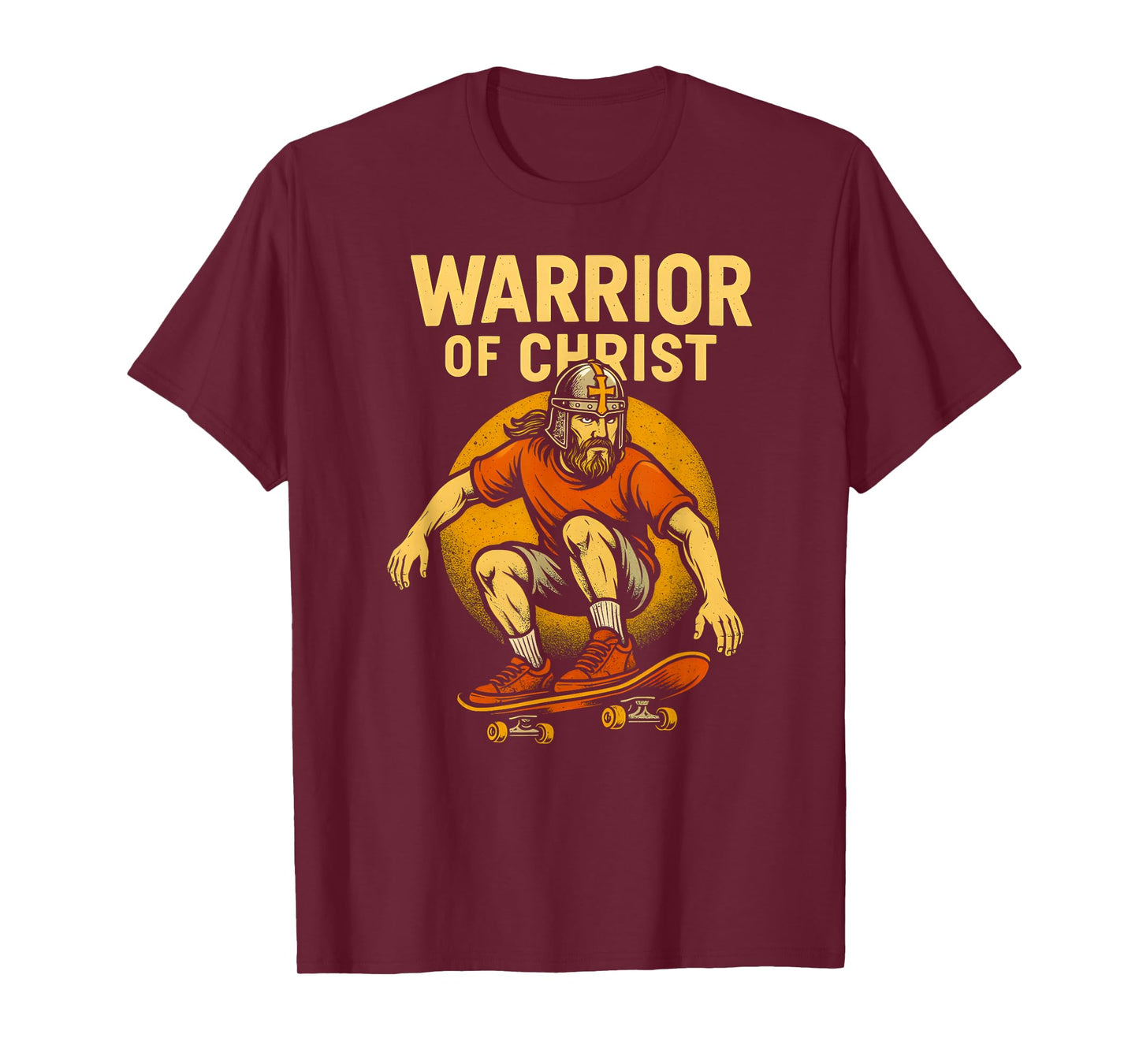 Christian Fitness Warrior of Christ Cool Mens Faith Apparel T-Shirt