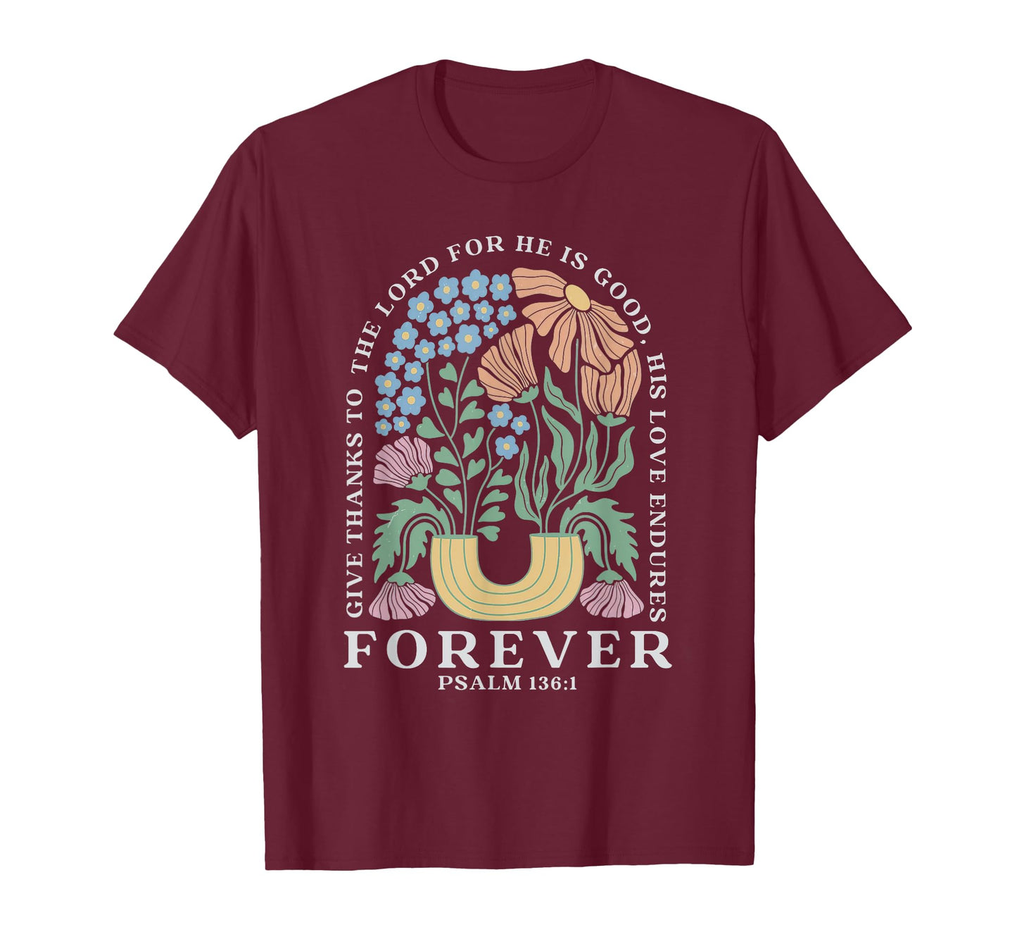 Boho Christian Shirt Women Bible Verse Jesus Vintage Floral T-Shirt