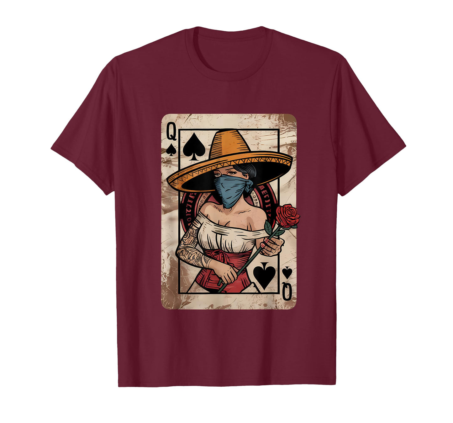 La Chingona Tarot Card Funny Spanish Slang Latina Outlaw T-Shirt