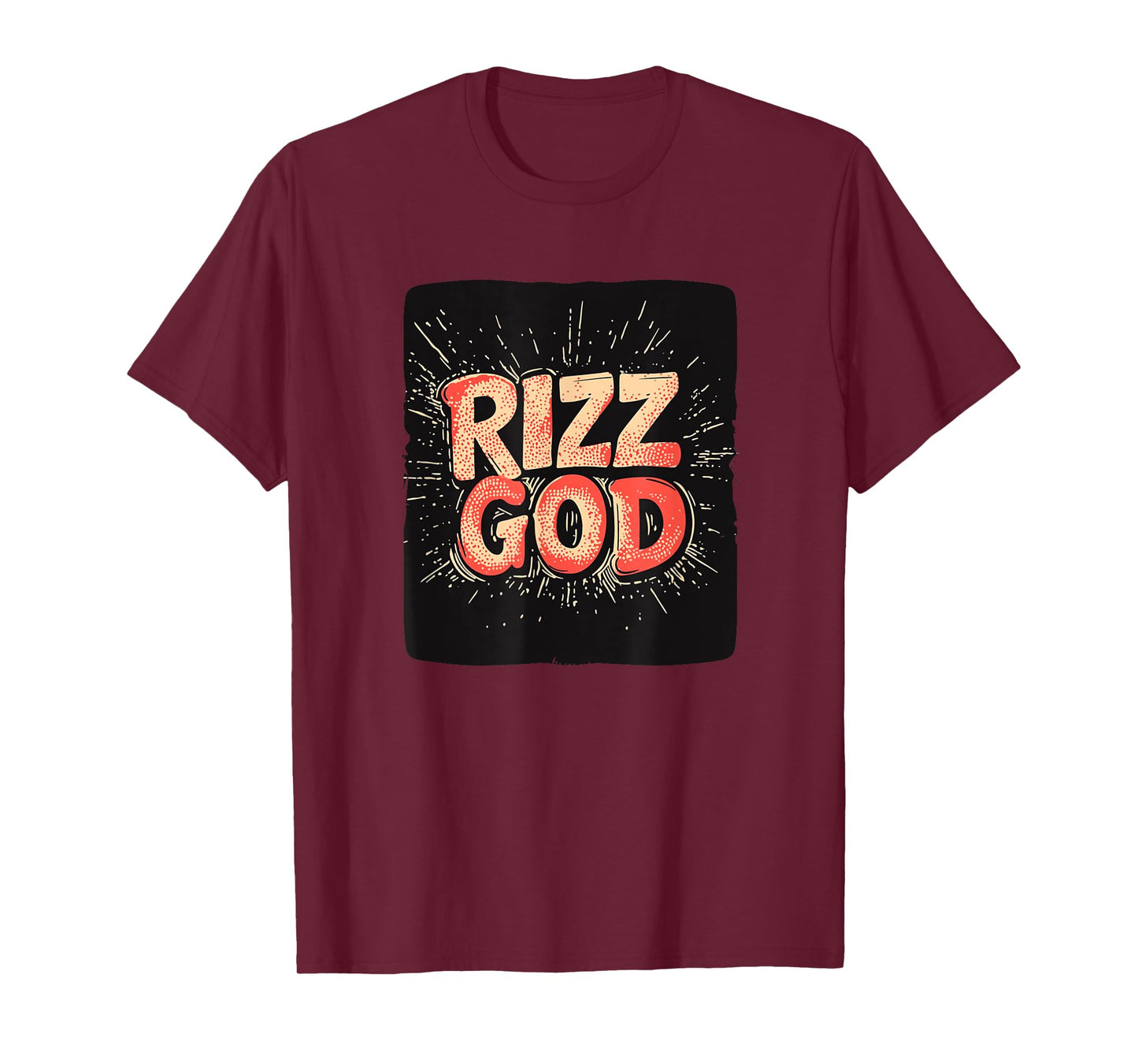 Awesome Rizz God Emblem with Charm T-Shirt