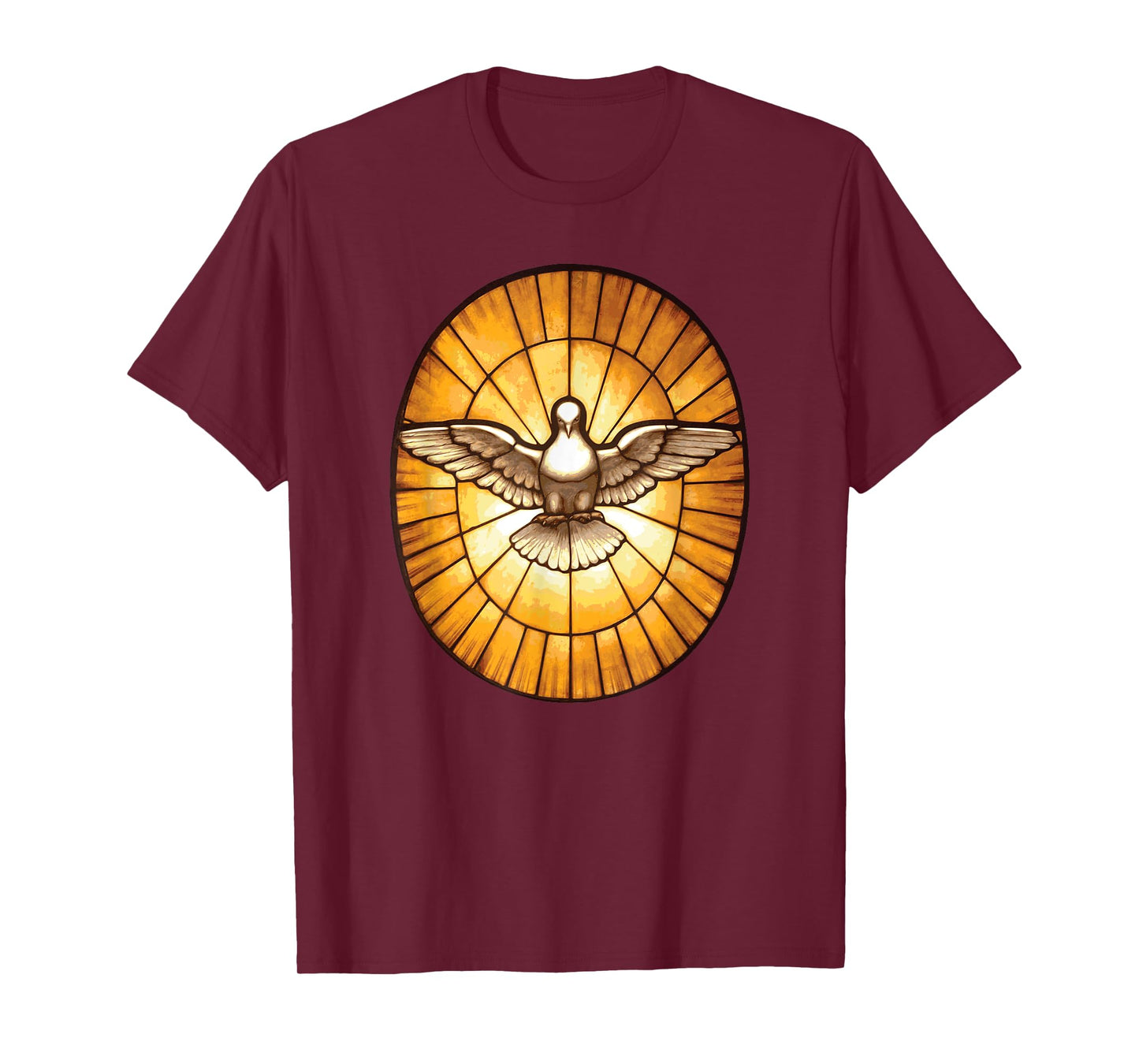 Holy Spirit Dove from St. Peter's Basilica Catholic T-Shirt