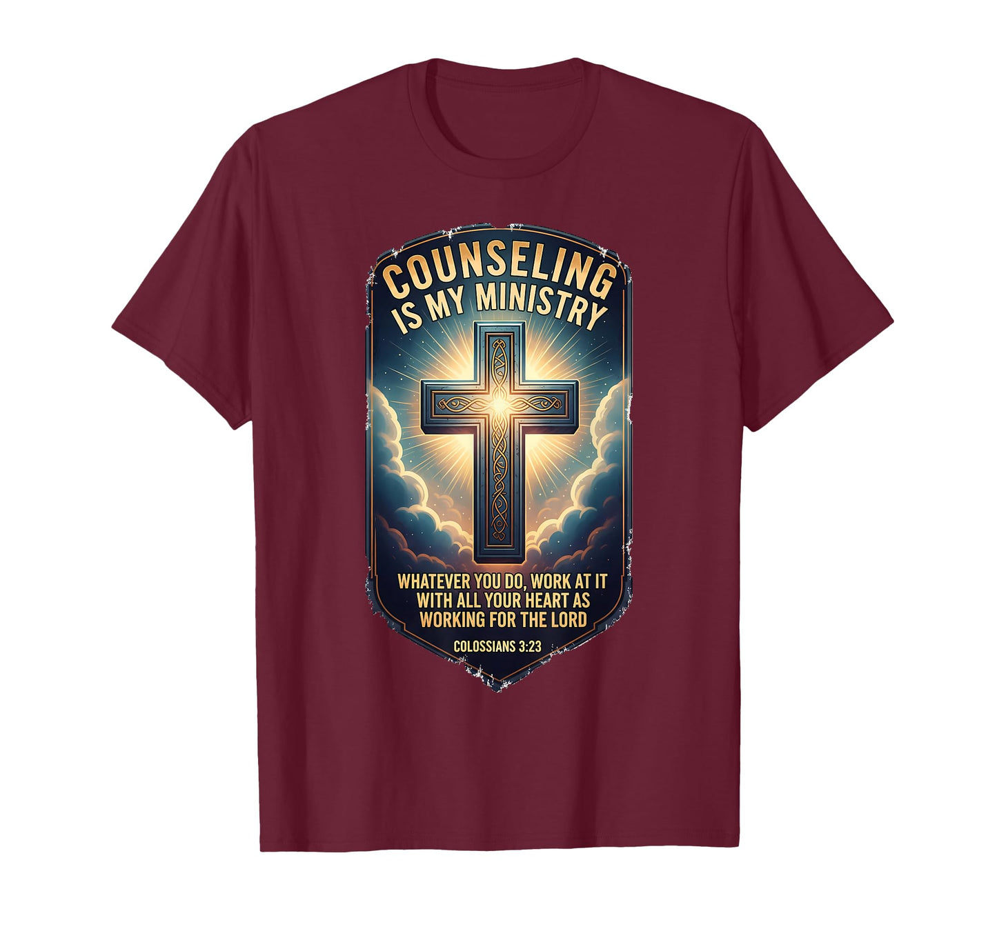 Christian Counselor Counseling is My Ministry Bible Verse T-Shirt