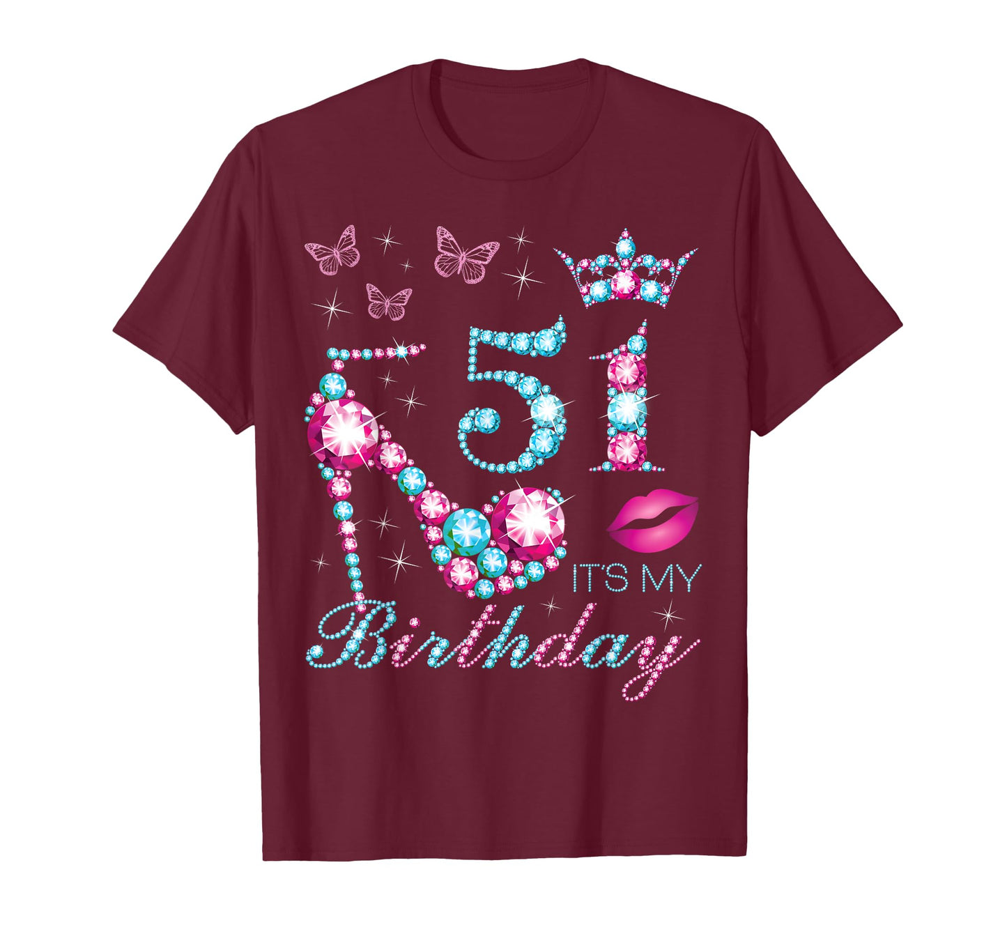 51 It's My Birthday 51 Years Old It's My 51st Birthday Party T-Shirt