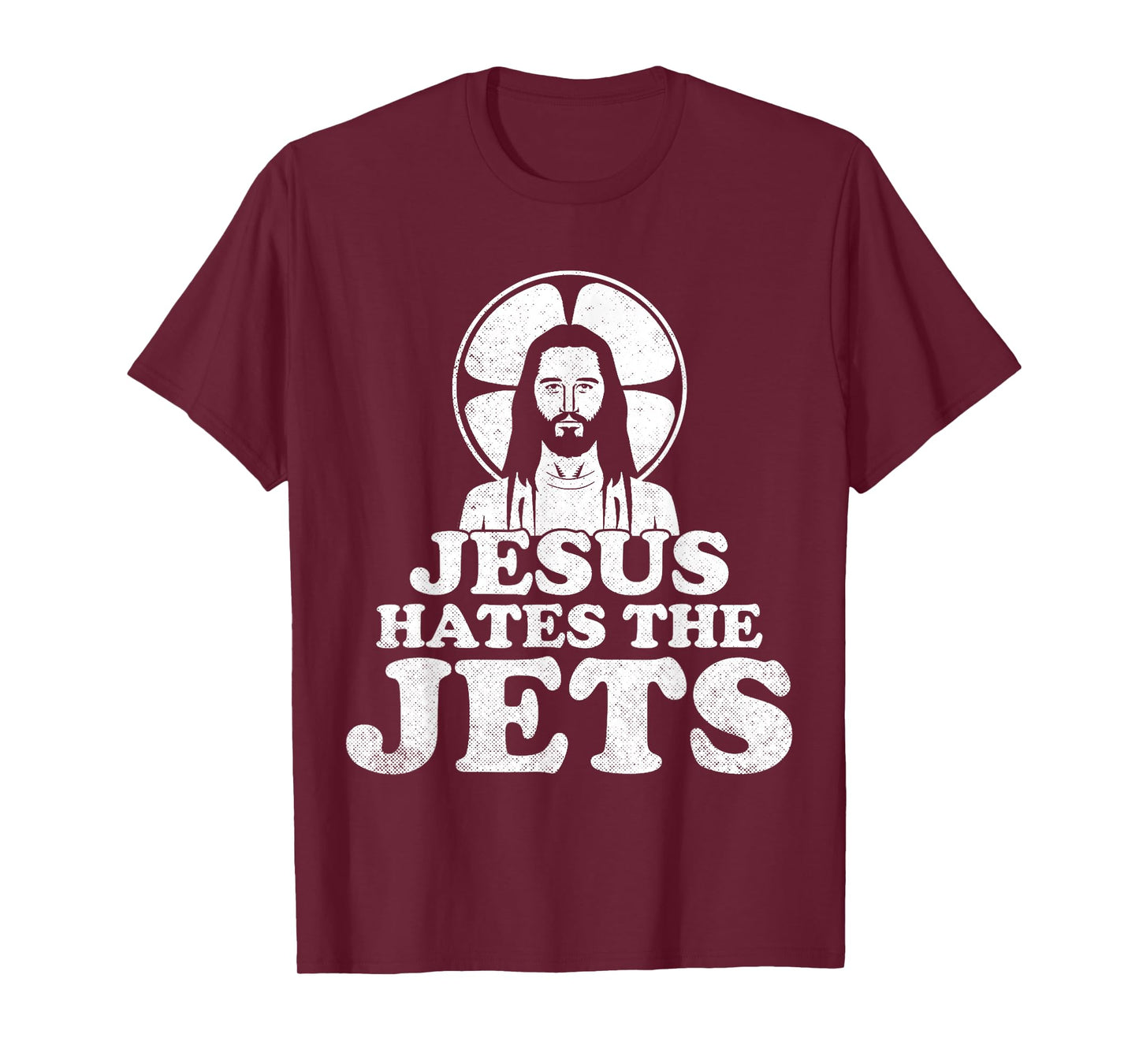 Funny God Jesus Hates The Jets Sarcastic Saying T-Shirt