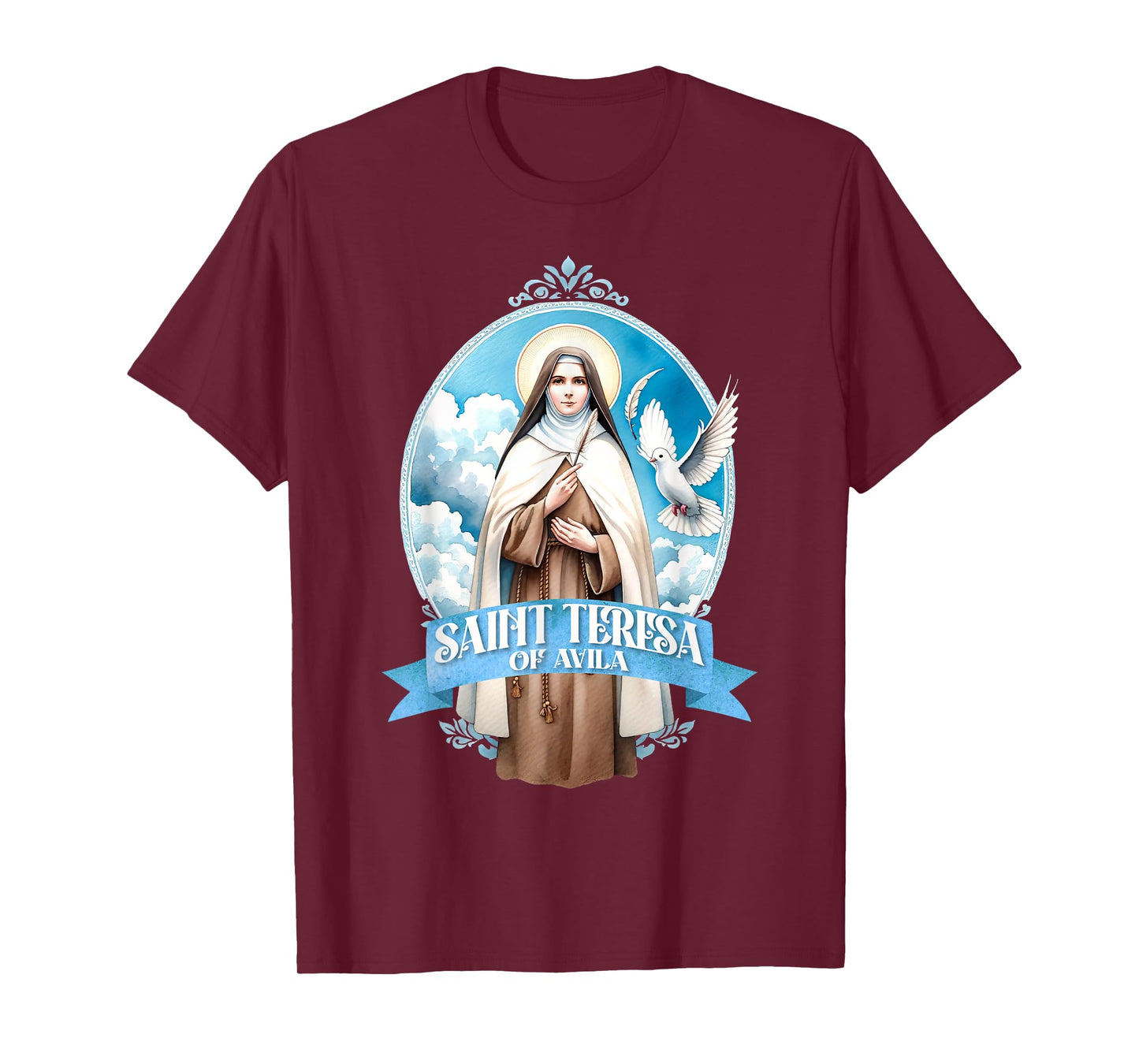 St Teresa of Avila Interior Castle Catholic Patron Saint T-Shirt