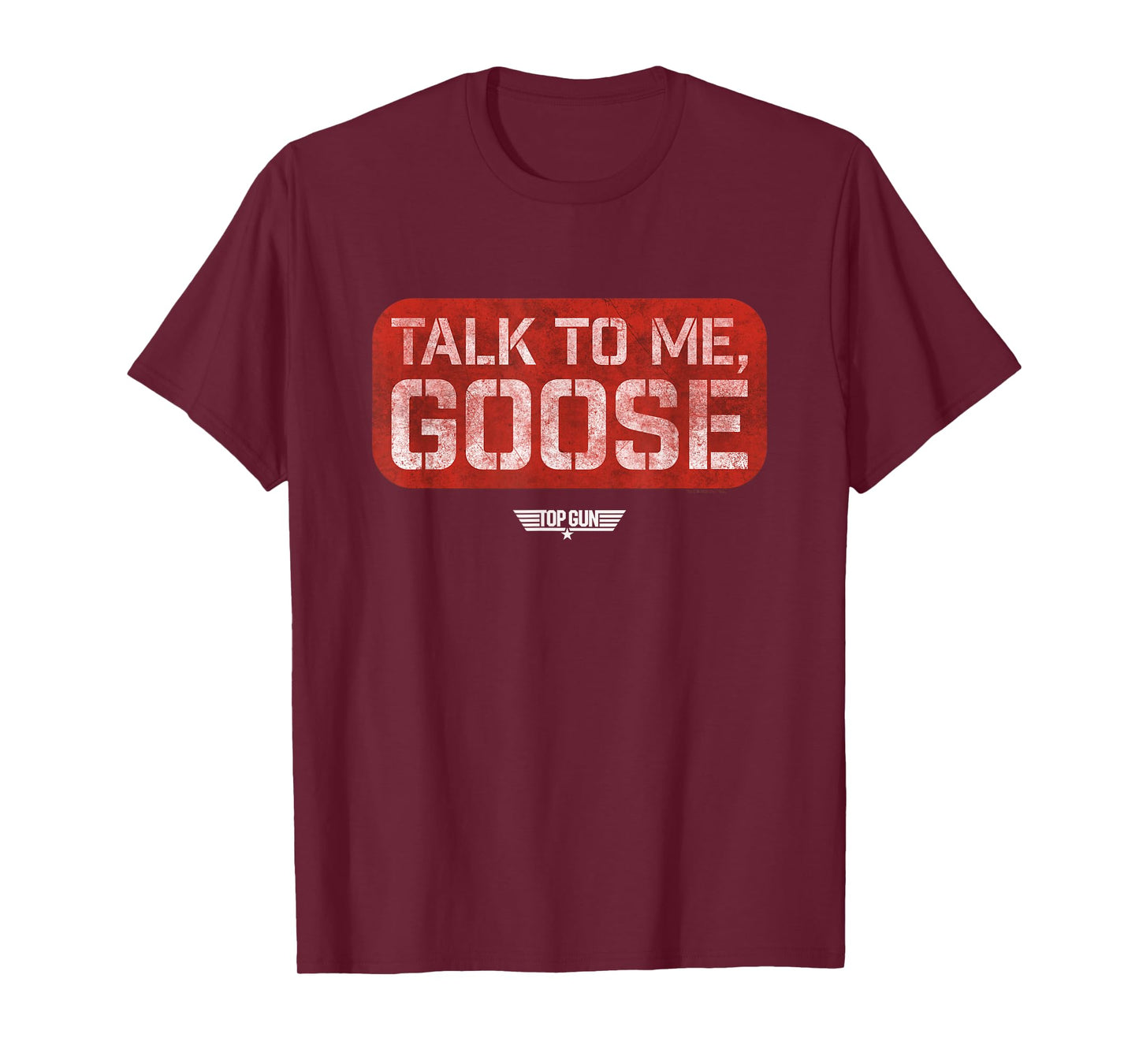 Top Gun Talk to me Goose Stamp T-Shirt