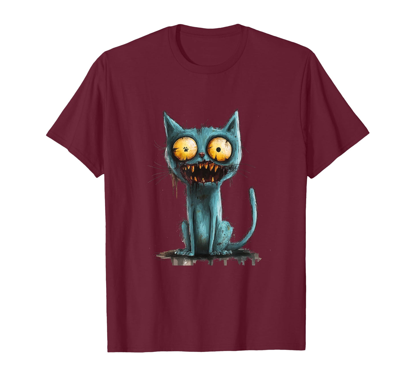Funny Sarcastic Animal Zombie cat Creature T-Shirt