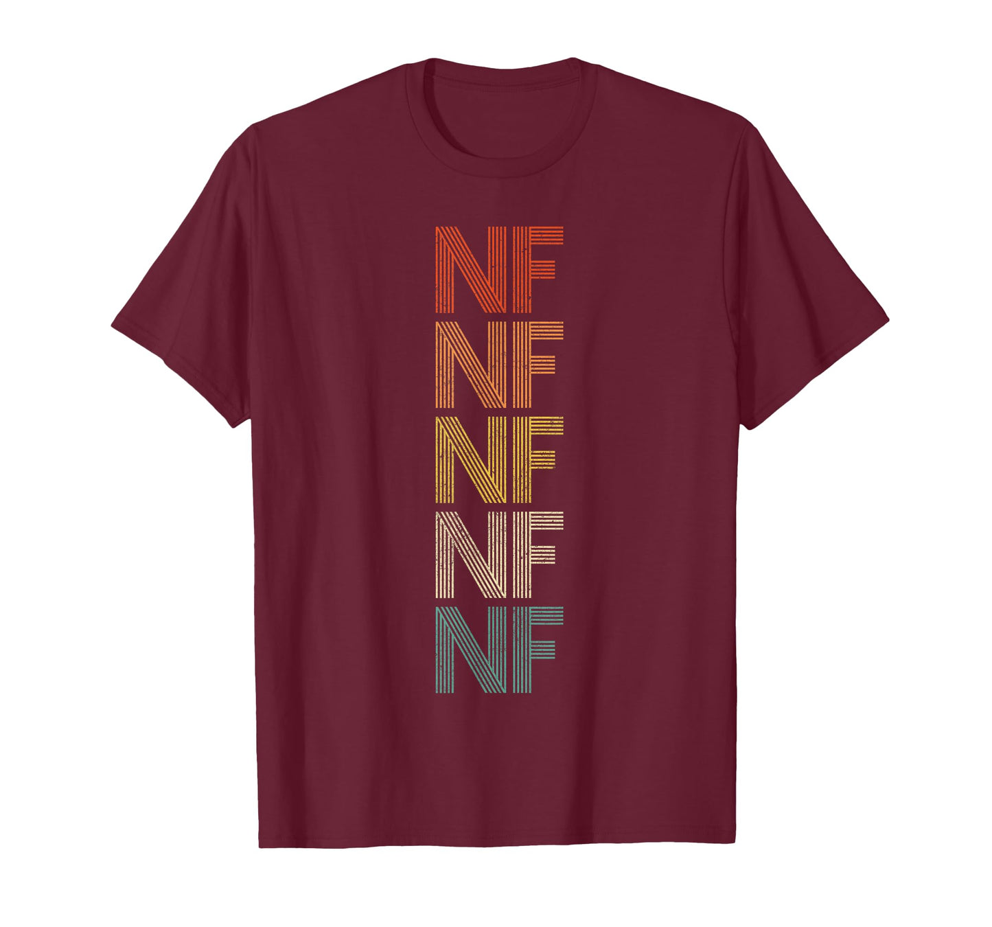 Nf Tee-Tshirt Gifts Unisex-Adult Retro T-Shirt Black Small Short Sleeve T-Shirt
