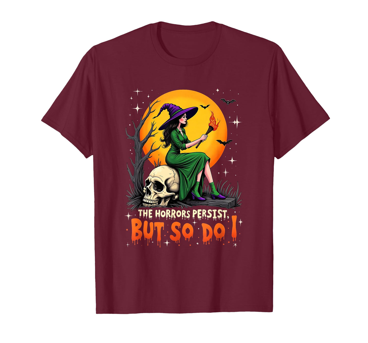 Funny The Horrors Halloween Yet So Do I Witch T-Shirt