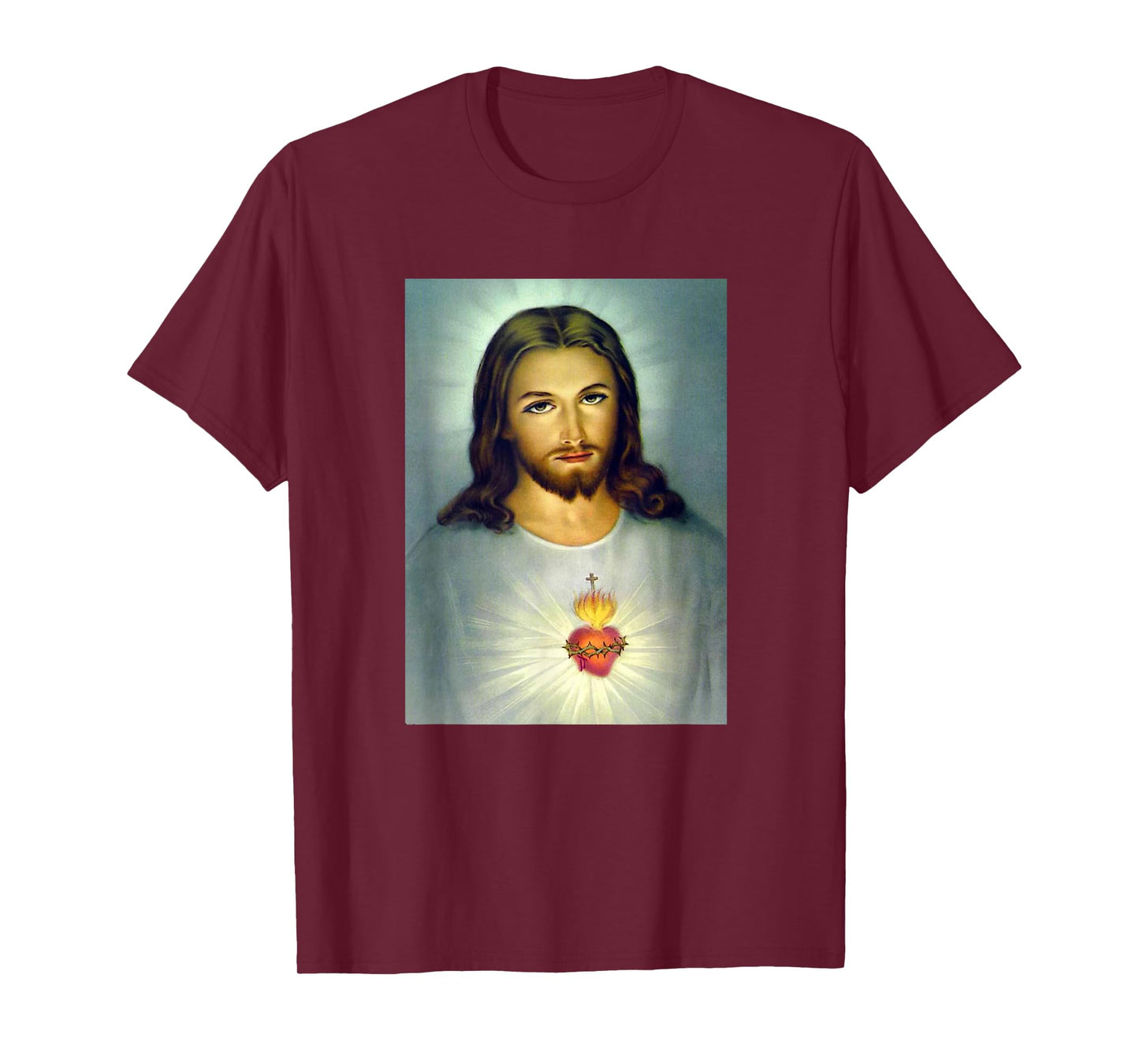 Jesus Sacred Heart Divine Mercy Christian Roman Catholic T-Shirt