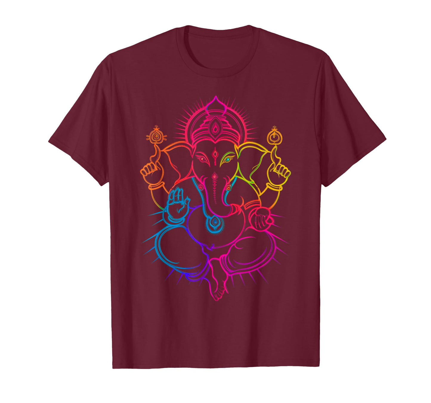 Hindu Ganesha Puja Elephant God India Meditation Yoga Murti T-Shirt