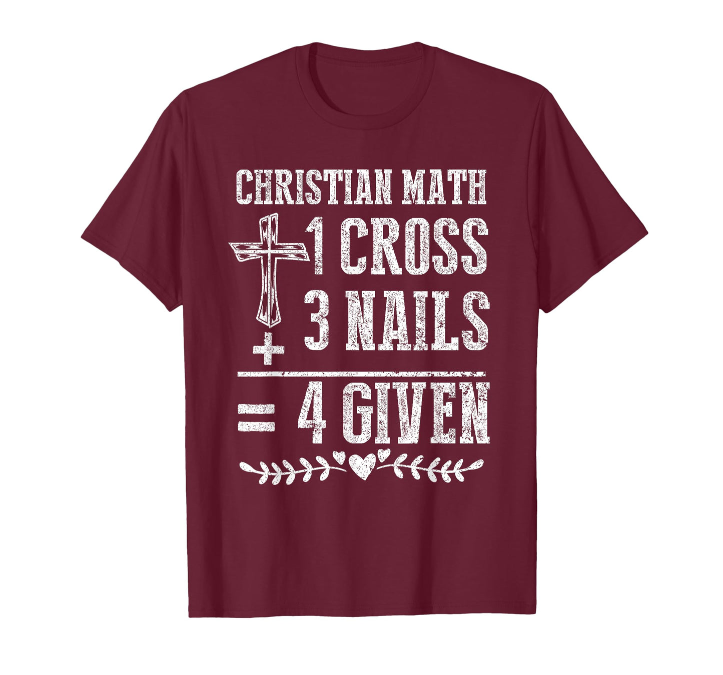 Christian Math God Worshiper Christ Follower Religion T-Shirt
