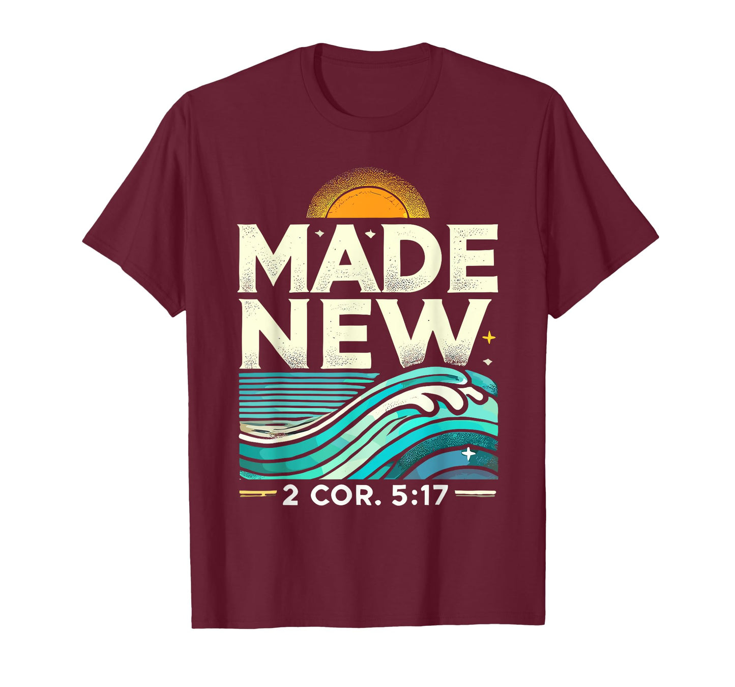 Made New Baptism Shirt Christian Shirts For Youth Baptized T-Shirt