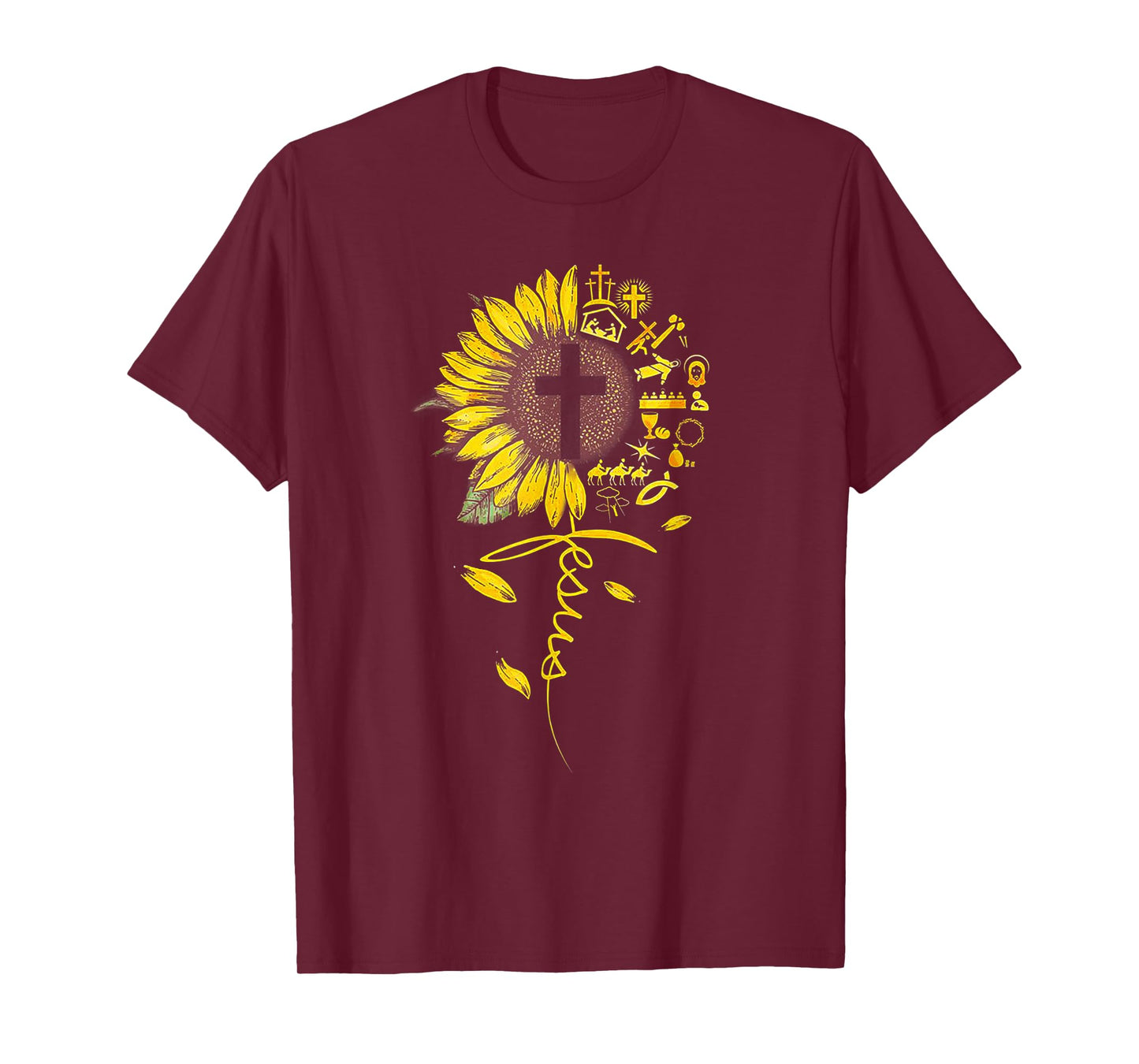 Jesus Sunflower TShirt - Funny Christian sunflowers Gift
