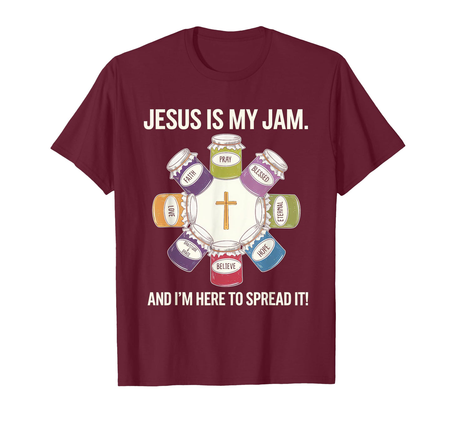 Jesus is My Jam Tshirt Men Women Christian Bible Verse T-Shirt
