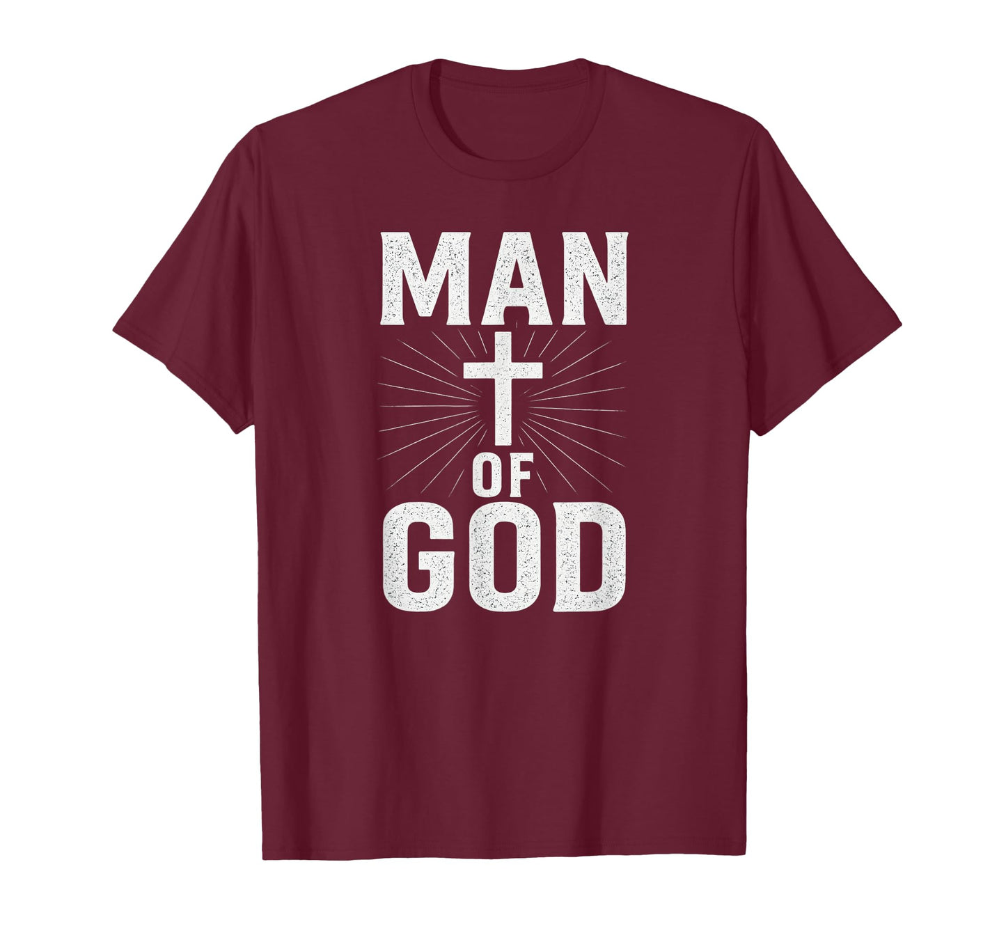 Man of God Husband Christian Faith Dad Grandfather Uncle T-Shirt