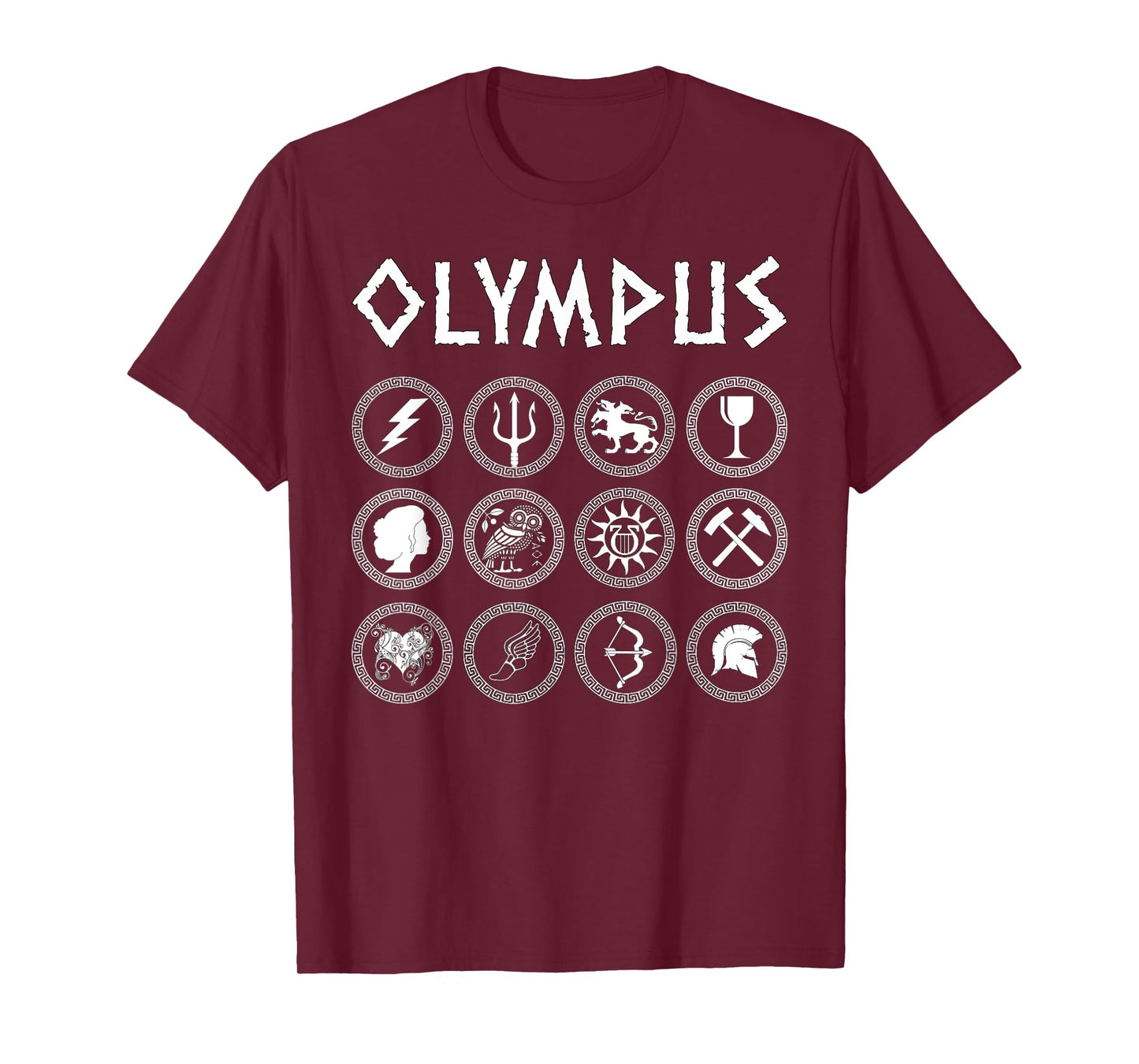 Greek Gods and Goddesses of Olympus Greek Mythology T-Shirt