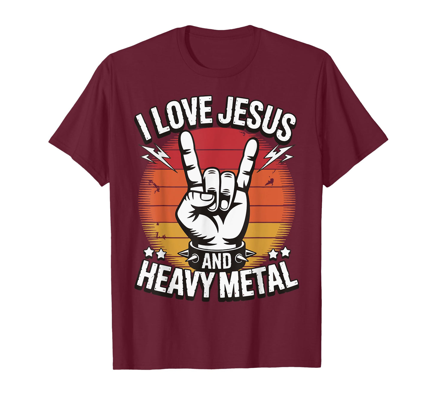 I Love Jesus And Heavy Metal T-Shirt