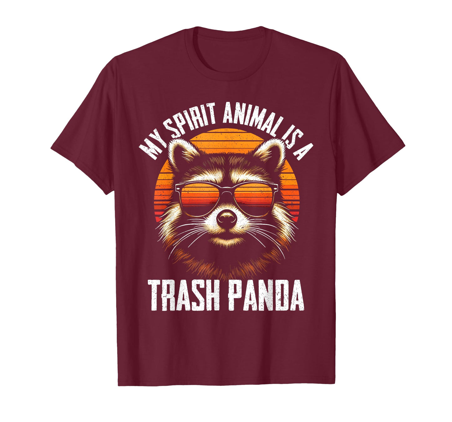 Funny Racoon Art For Women My Spirit Animal is a Panda Trash T-Shirt