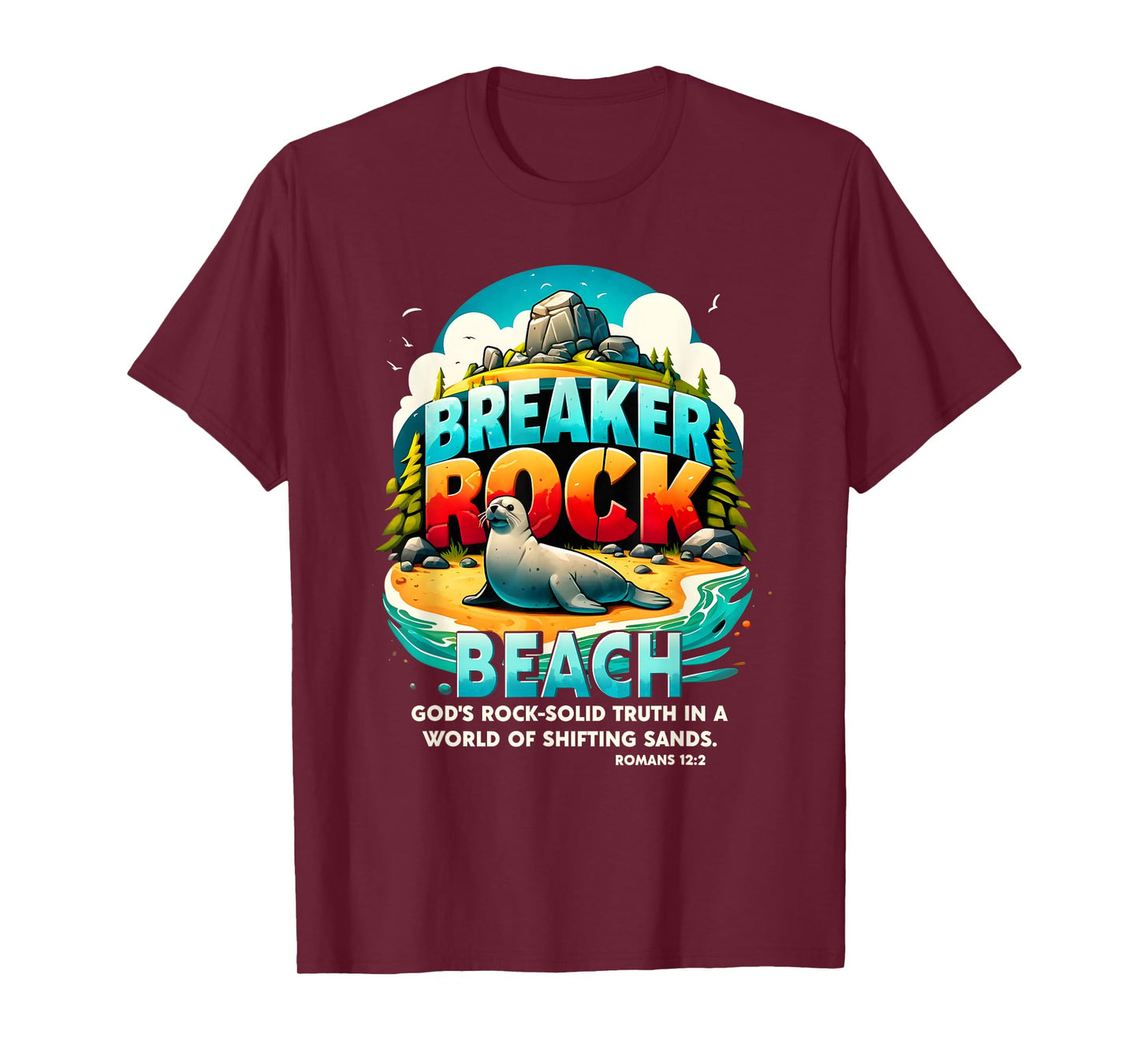 Breaker Rock Beach God's Rock-Solid Truth Christian VBS 2024 T-Shirt