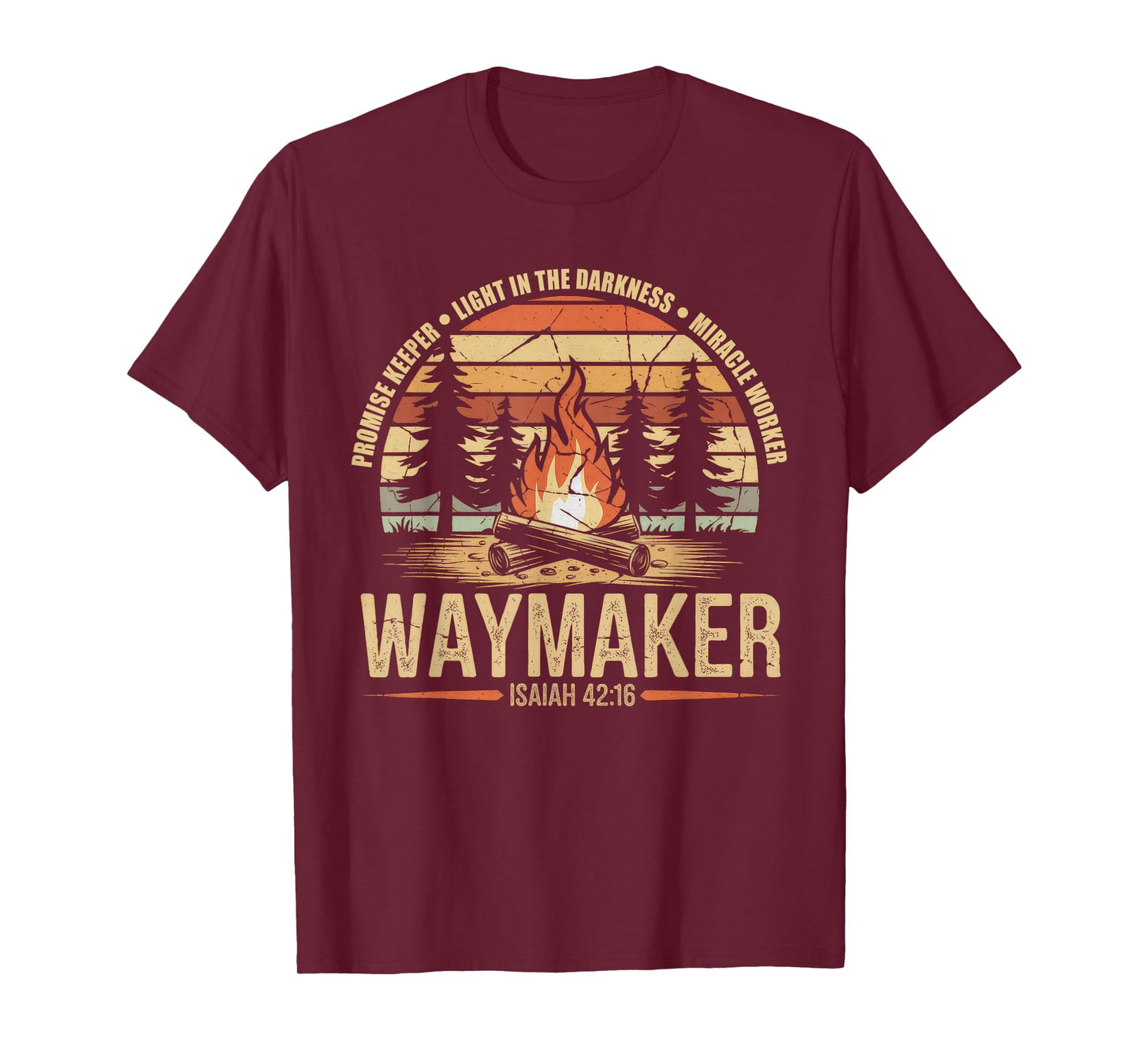 Waymaker Tshirt Promise Keeper Miracle Worker God Christian T-Shirt